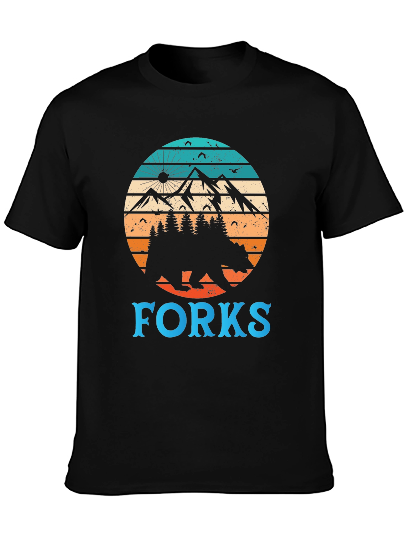 Forks Bear Mountain T-Shirt Graphic Tee