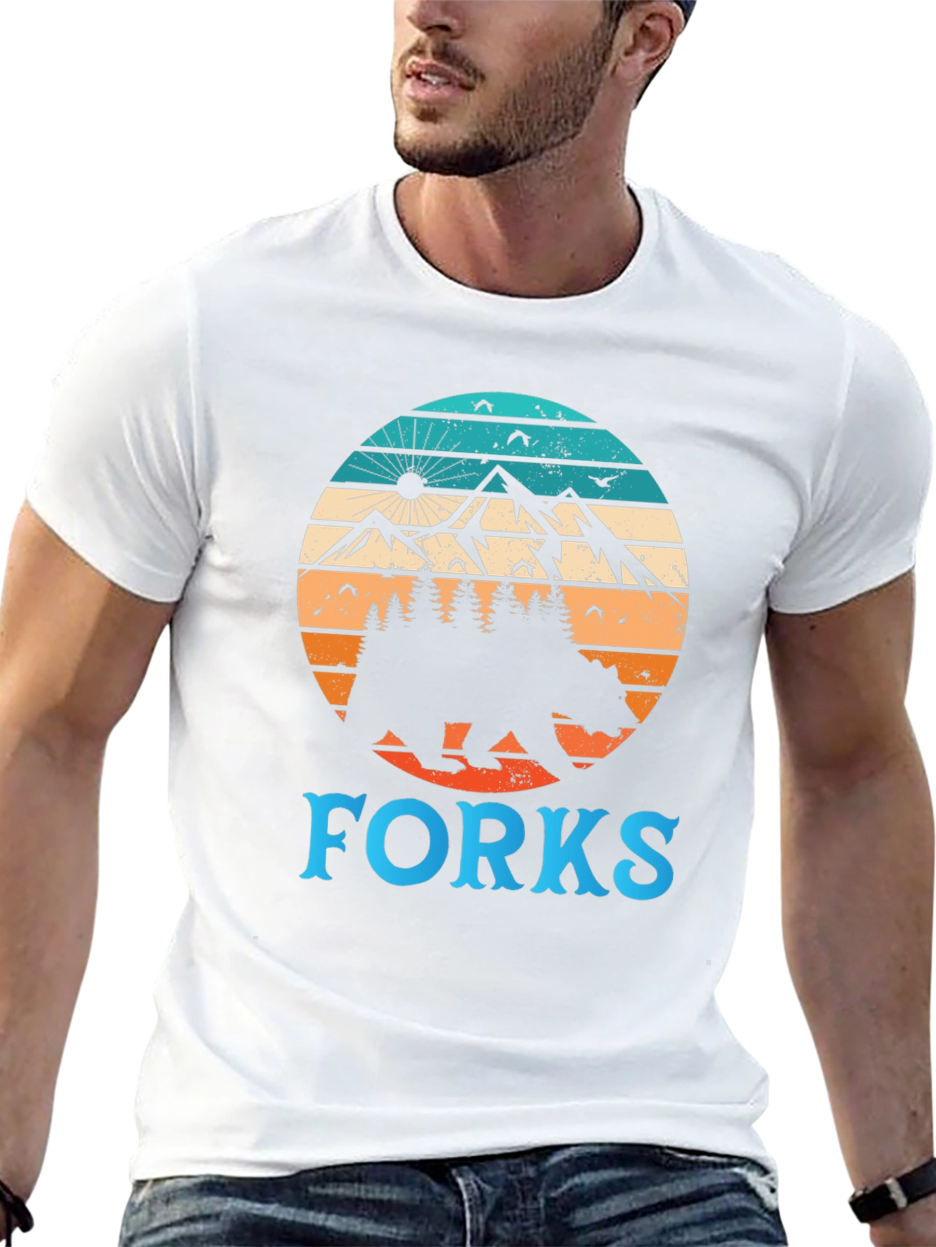 Forks Bear Mountain T-Shirt Graphic Tee