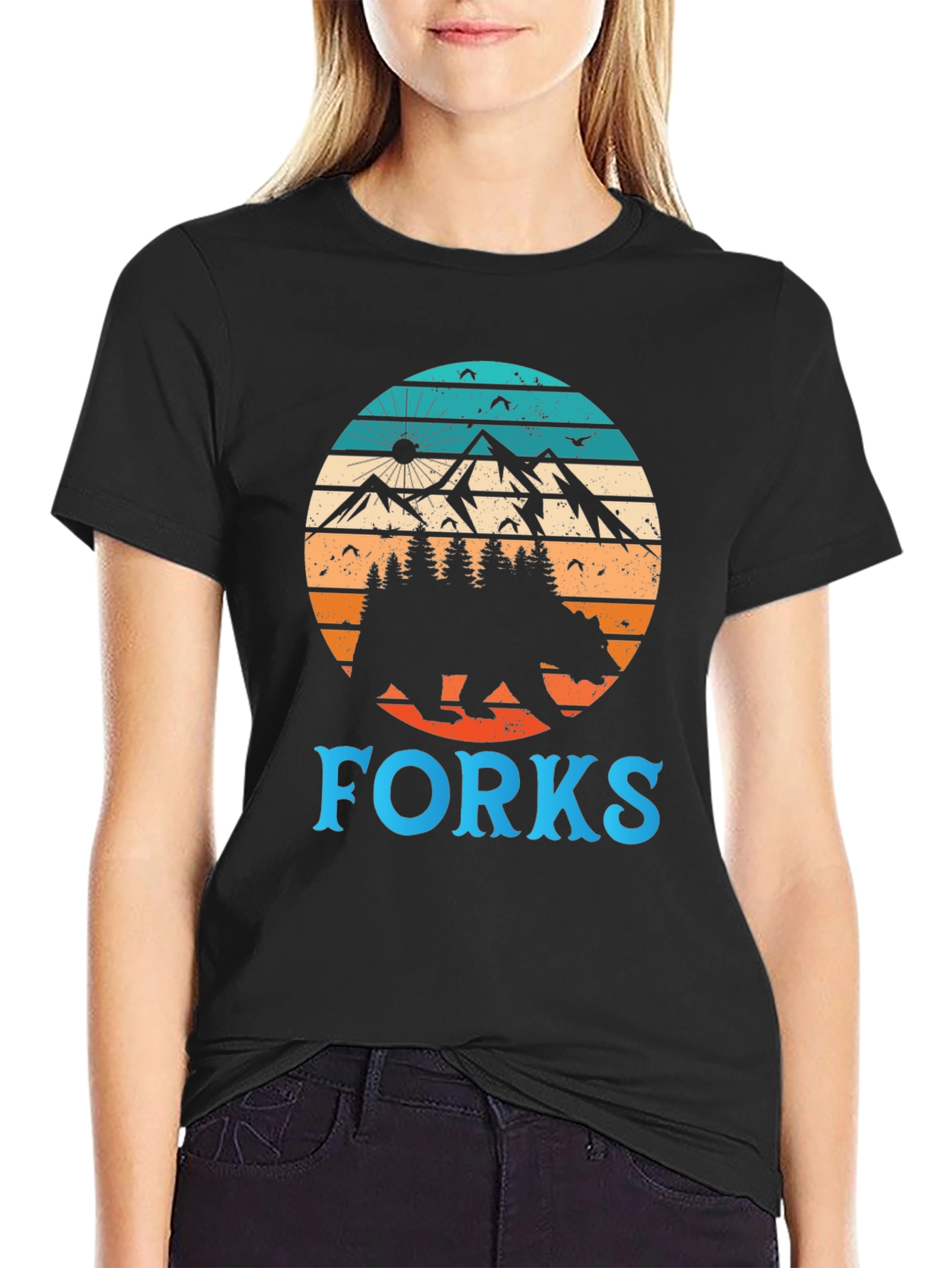 Forks Bear Mountain T-Shirt Graphic Tee