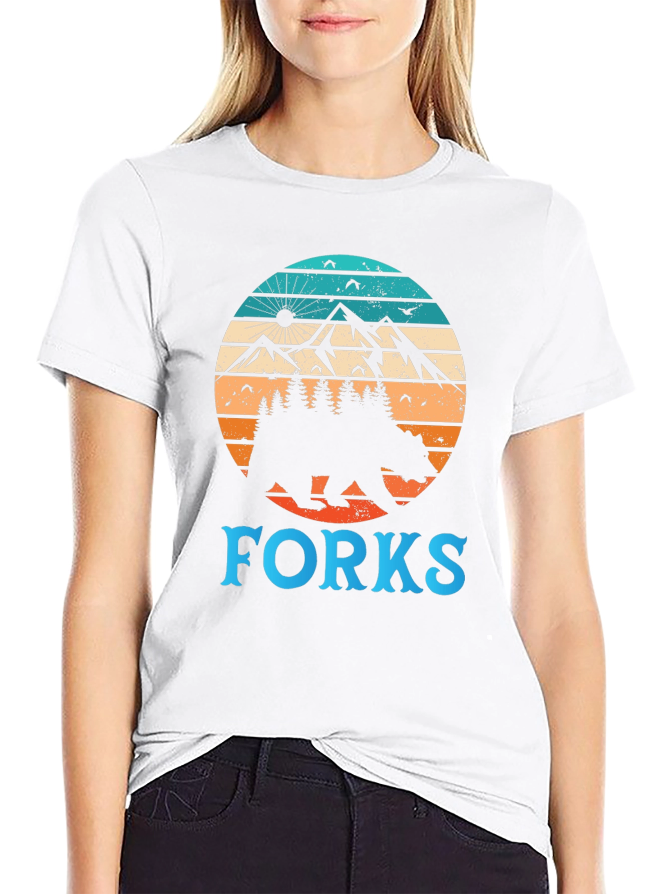 Forks Bear Mountain T-Shirt Graphic Tee
