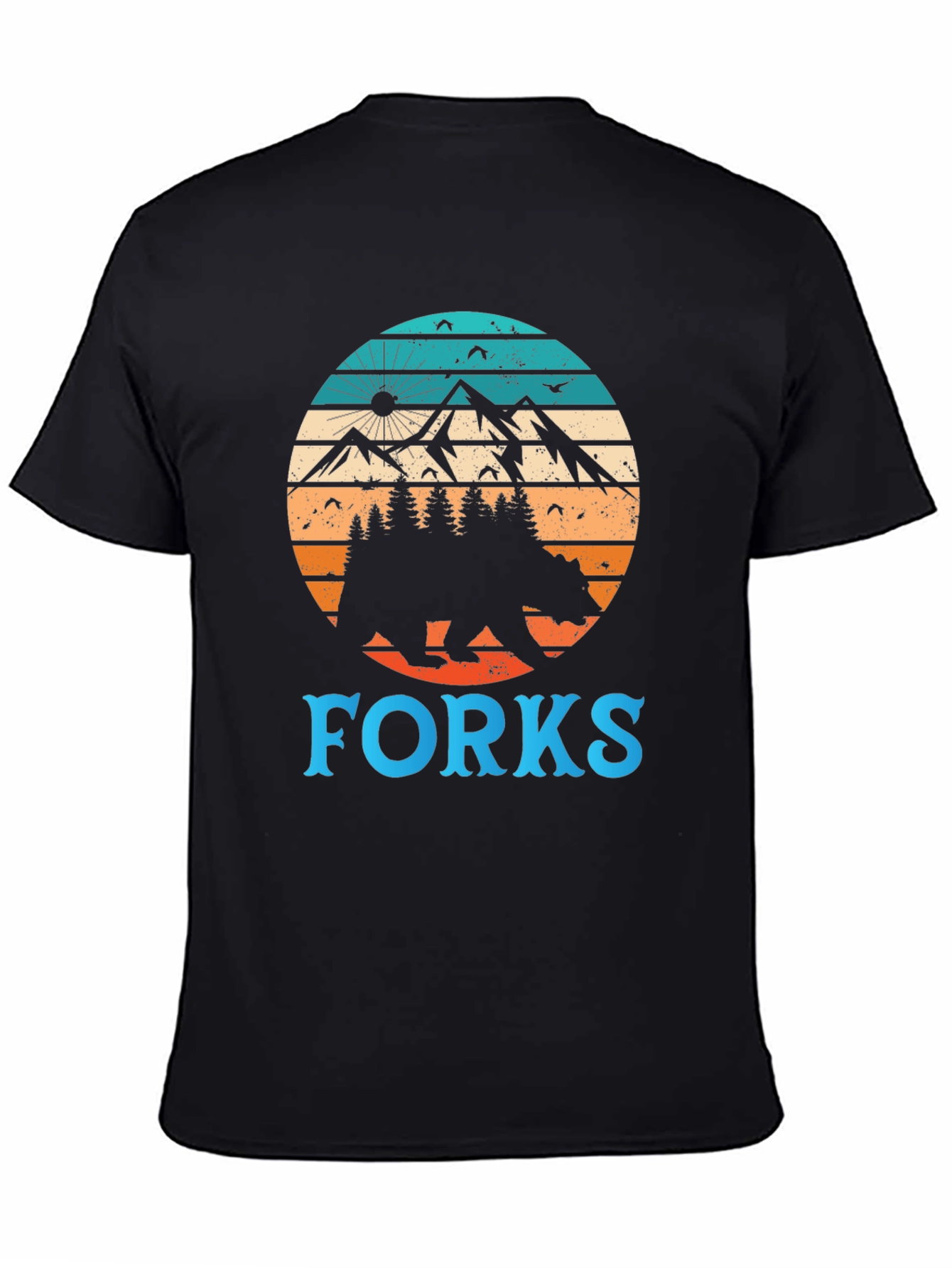 Forks Bear Mountain T-Shirt Graphic Tee