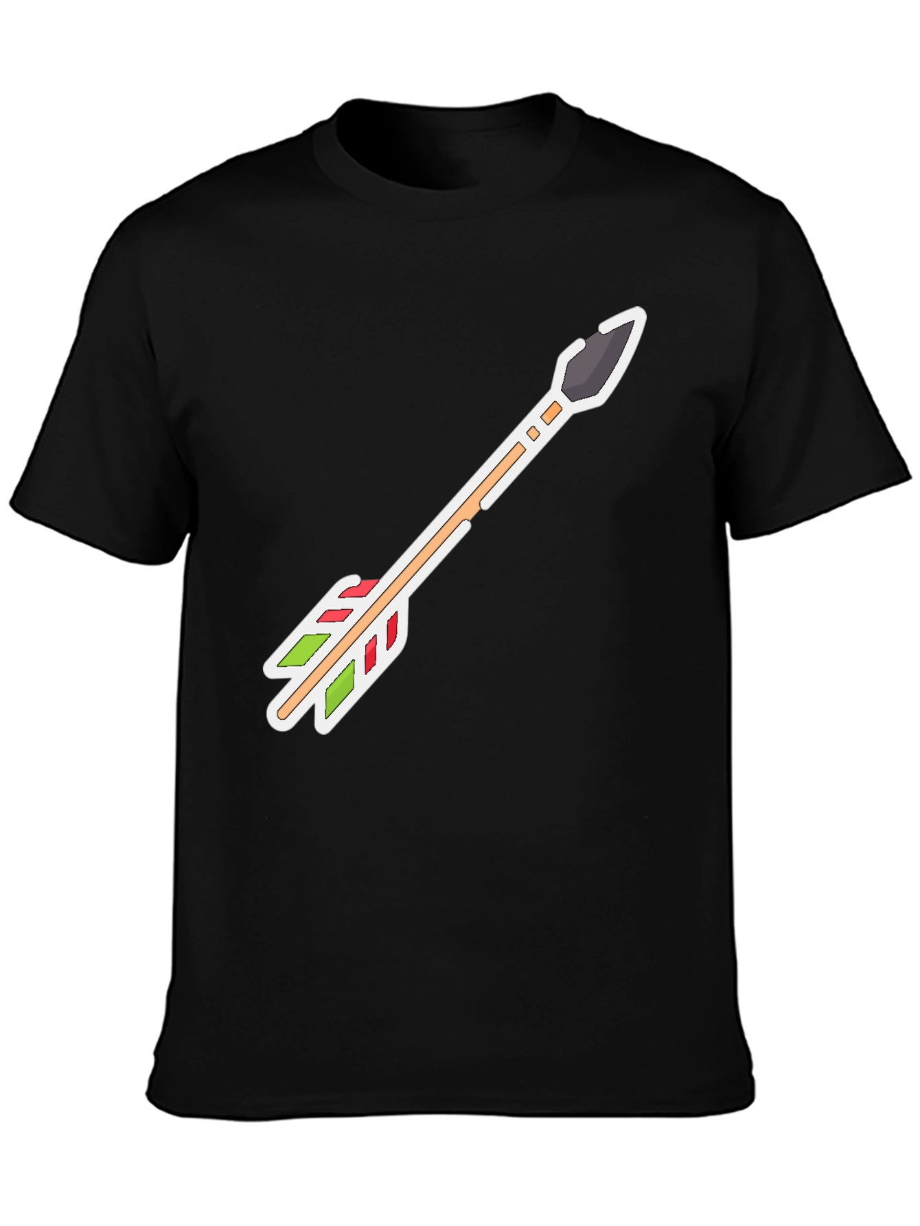 Arrow Graphic Tee - Casual Style Unique Design