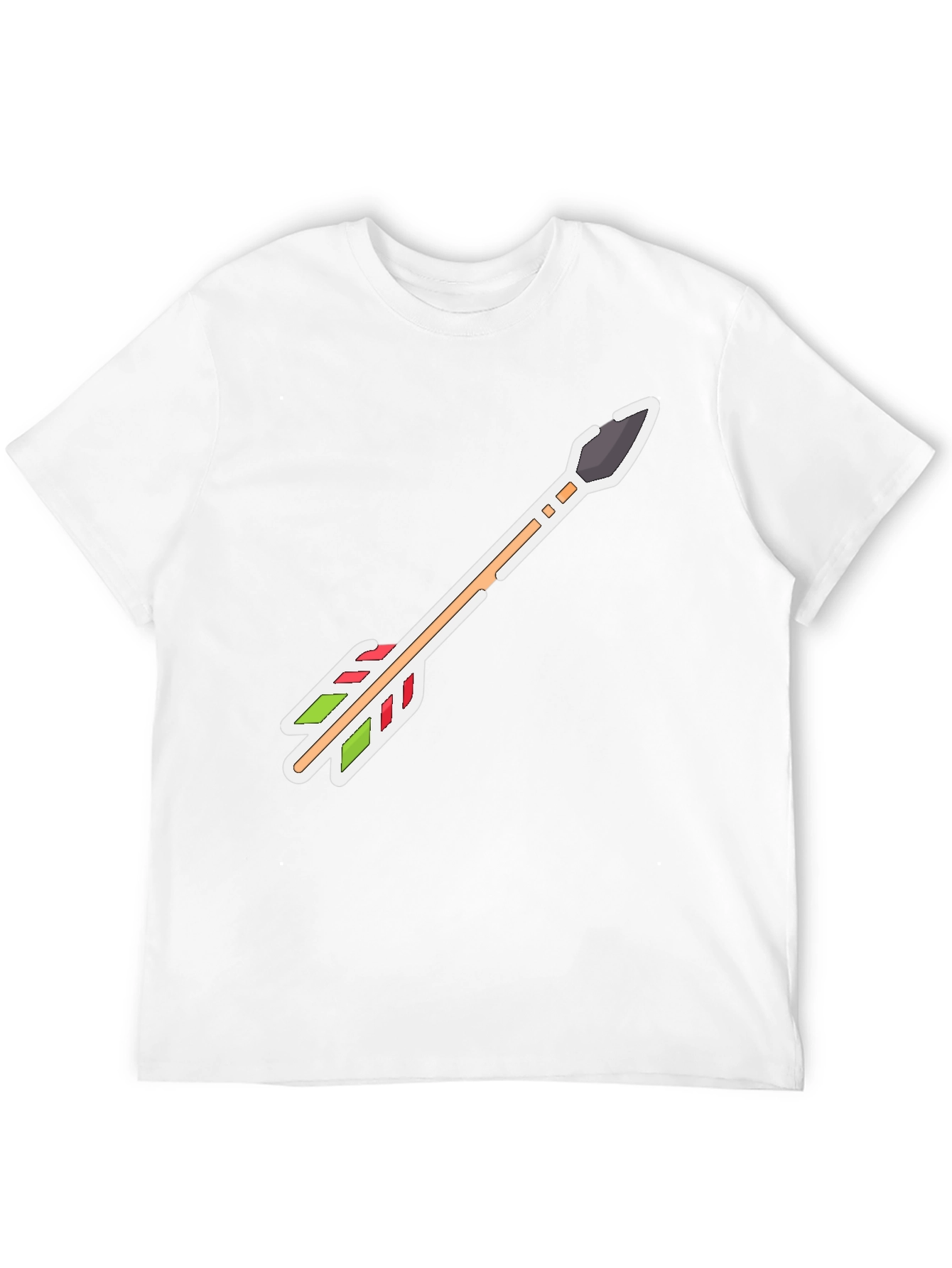 Arrow Graphic Tee - Casual Style Unique Design
