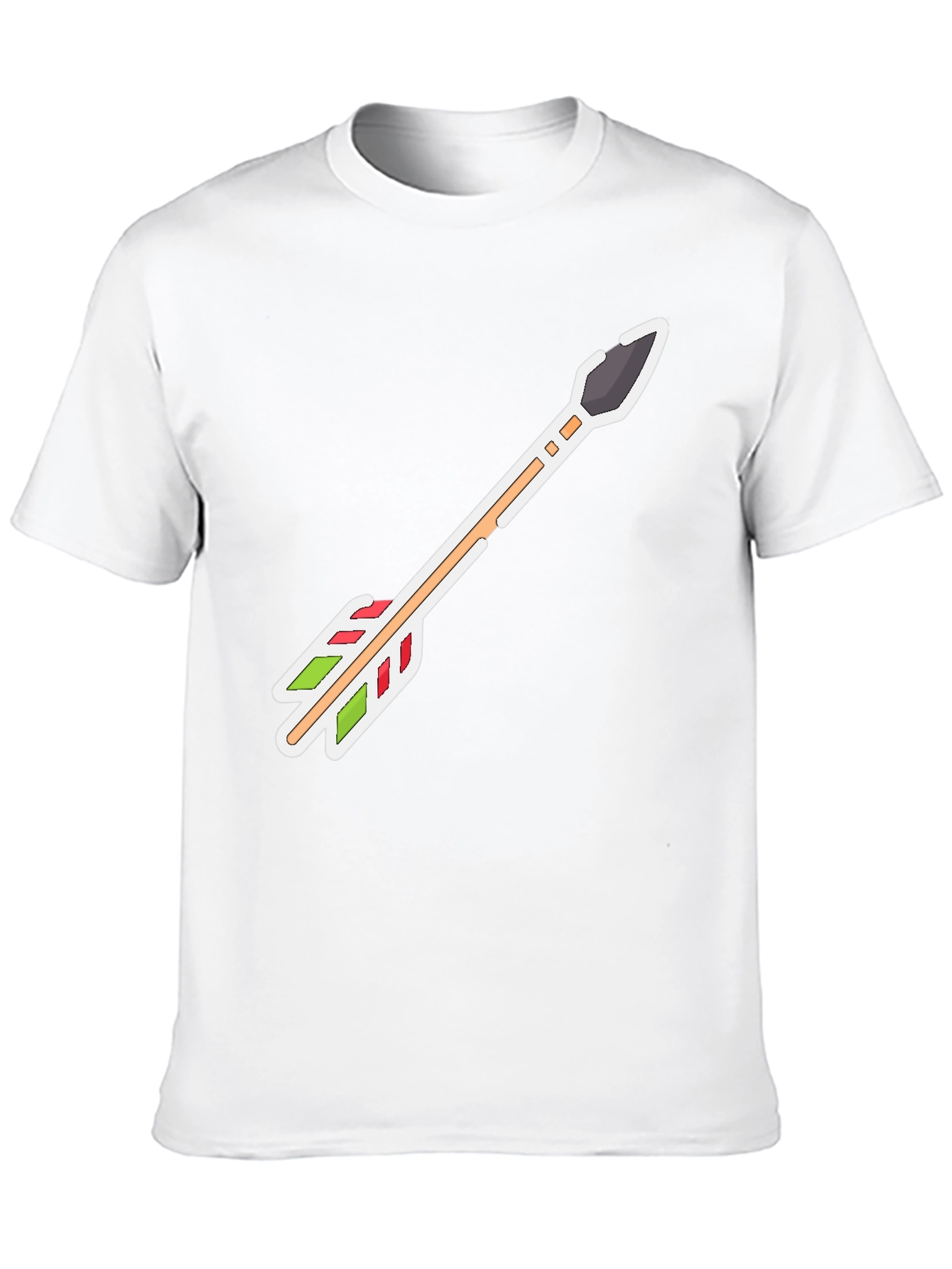 Arrow Graphic Tee - Casual Style Unique Design