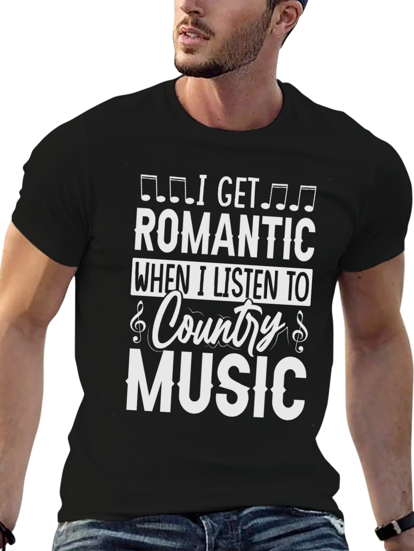 Romantic Country Music Graphic T-Shirt