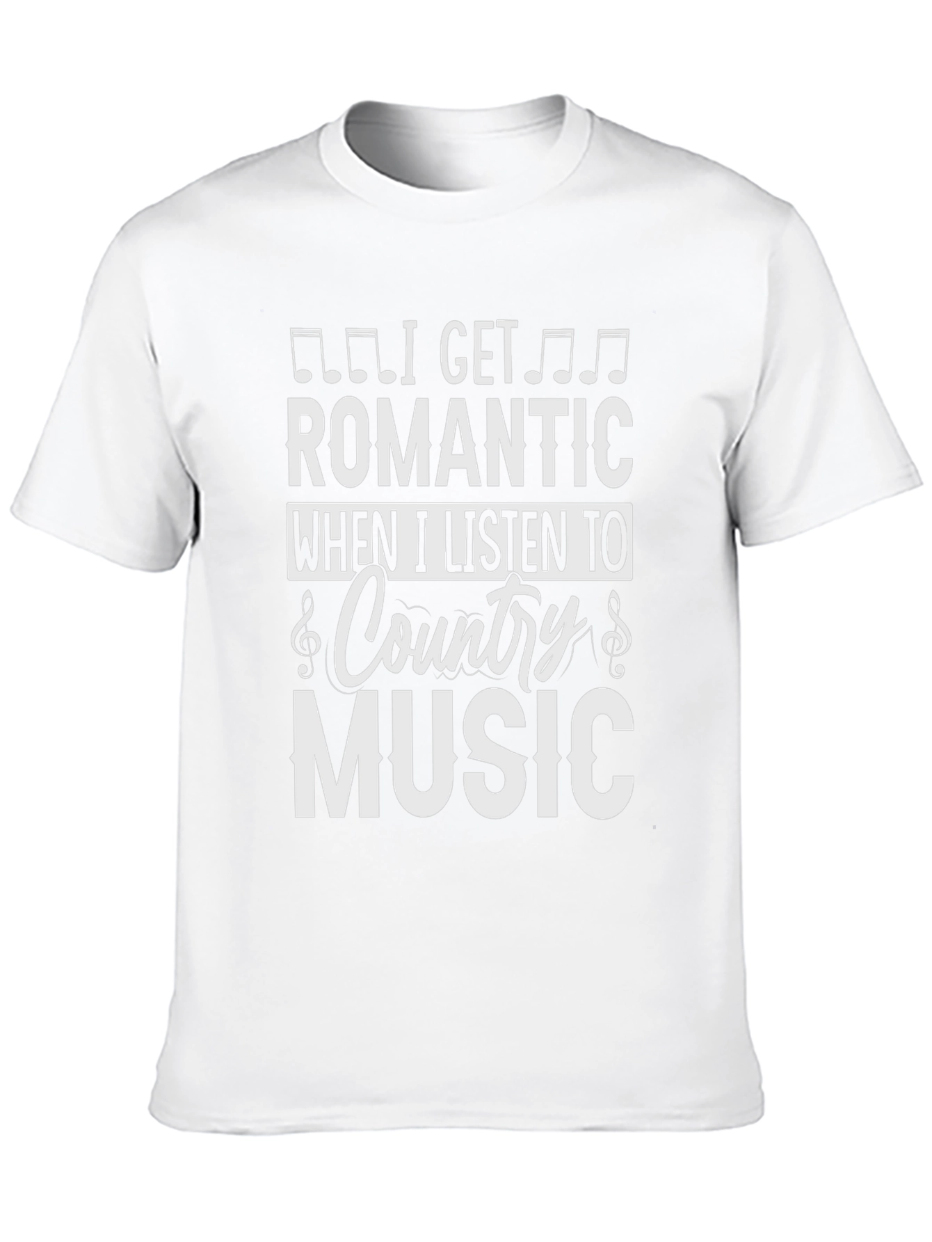 Romantic Country Music Graphic T-Shirt