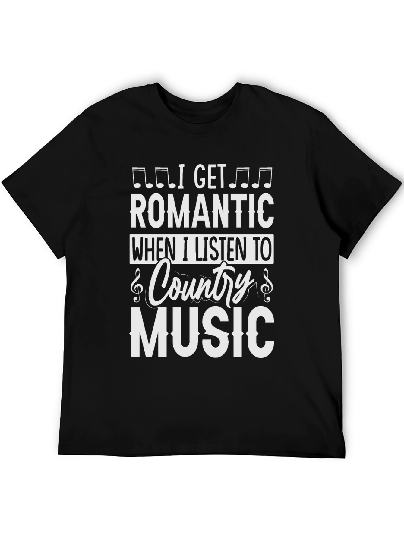Romantic Country Music Graphic T-Shirt