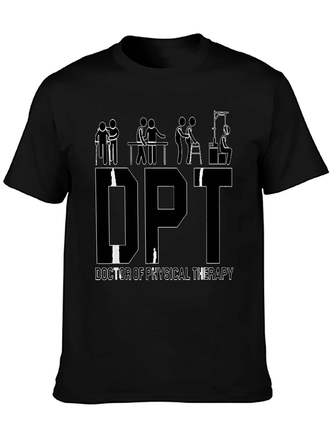 DPT Doctor of Physical Therapy Graphic T-Shirt