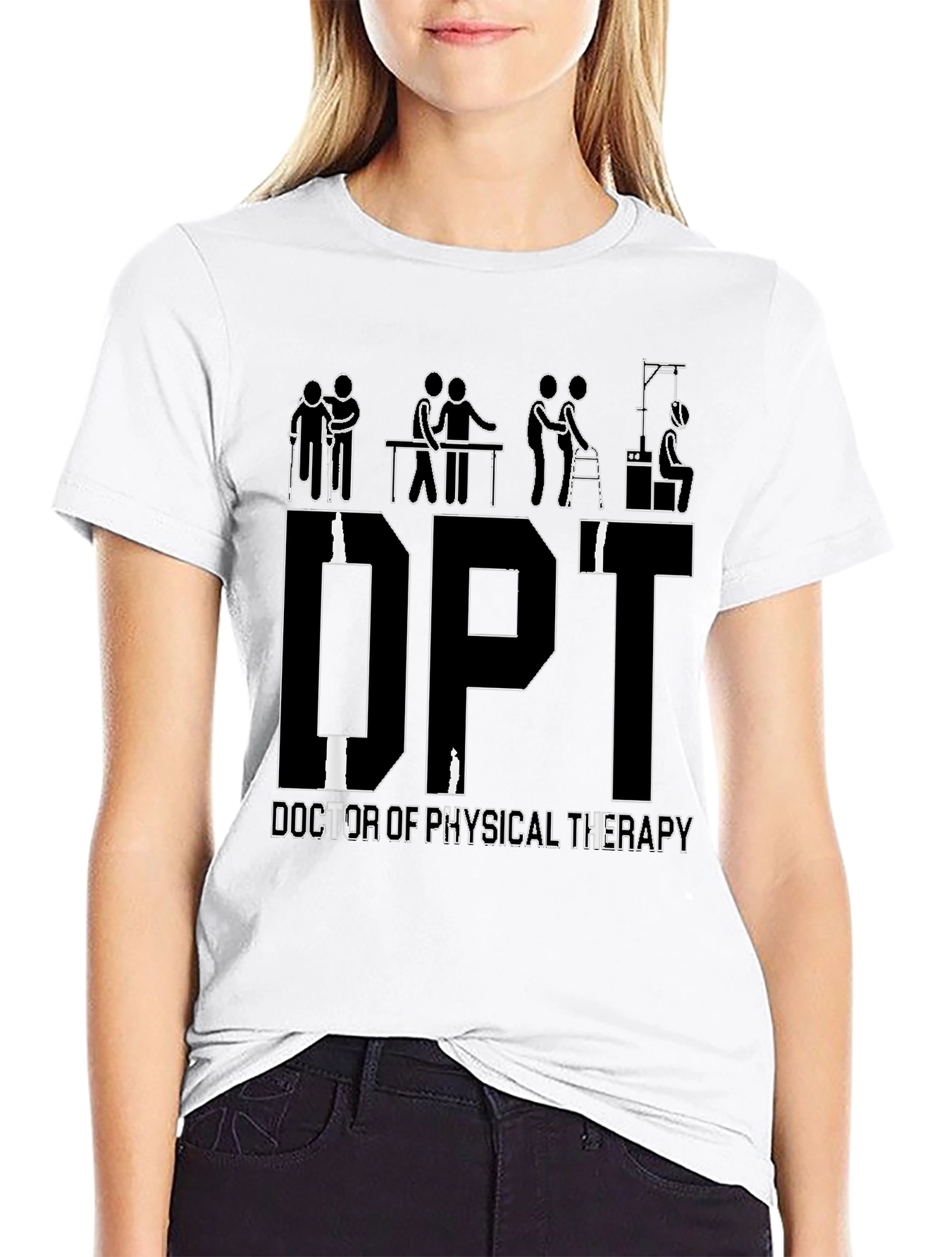DPT Doctor of Physical Therapy Graphic T-Shirt