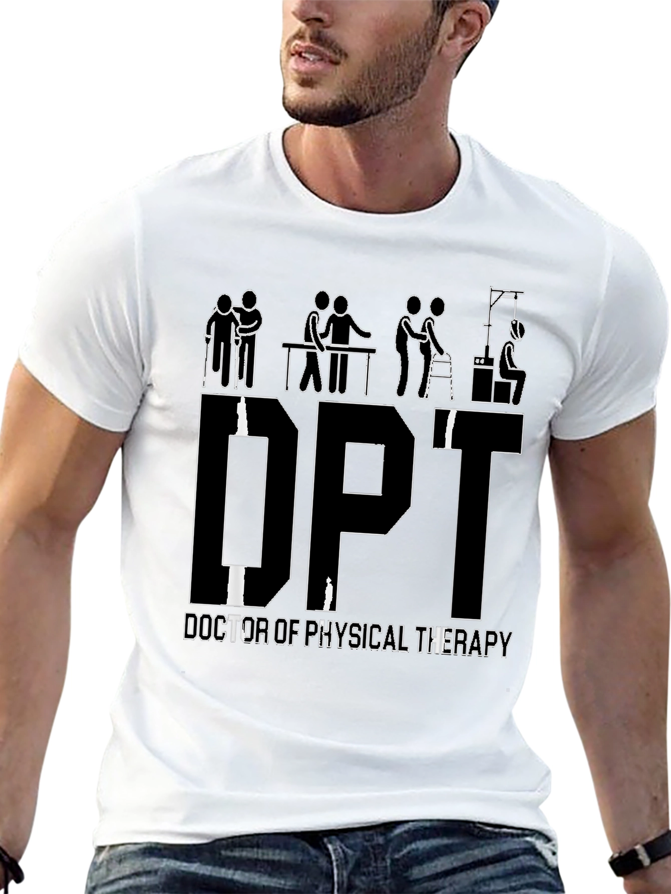 DPT Doctor of Physical Therapy Graphic T-Shirt