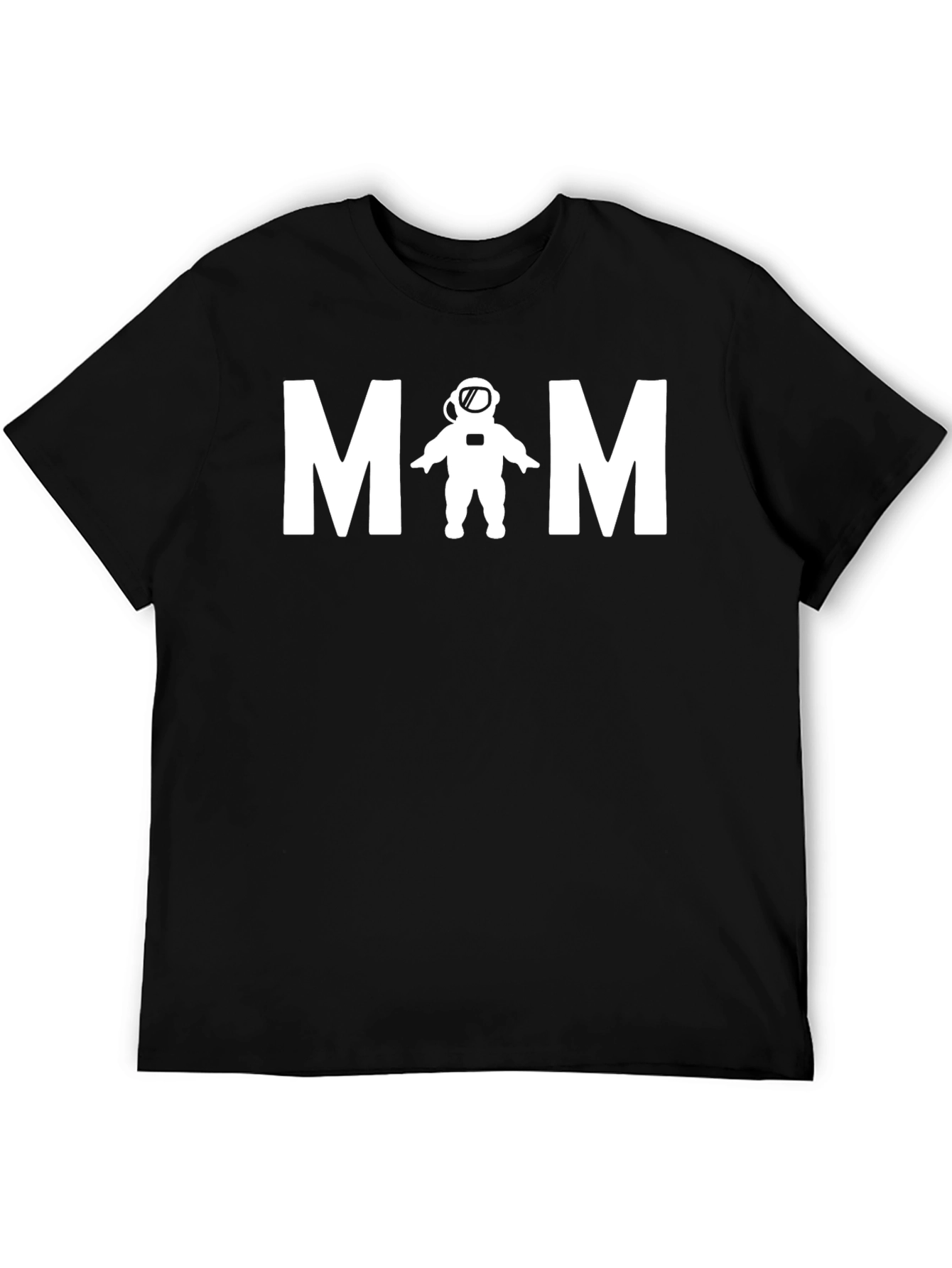 Mom Astronaut Graphic Tee - Black Unisex T-Shirt