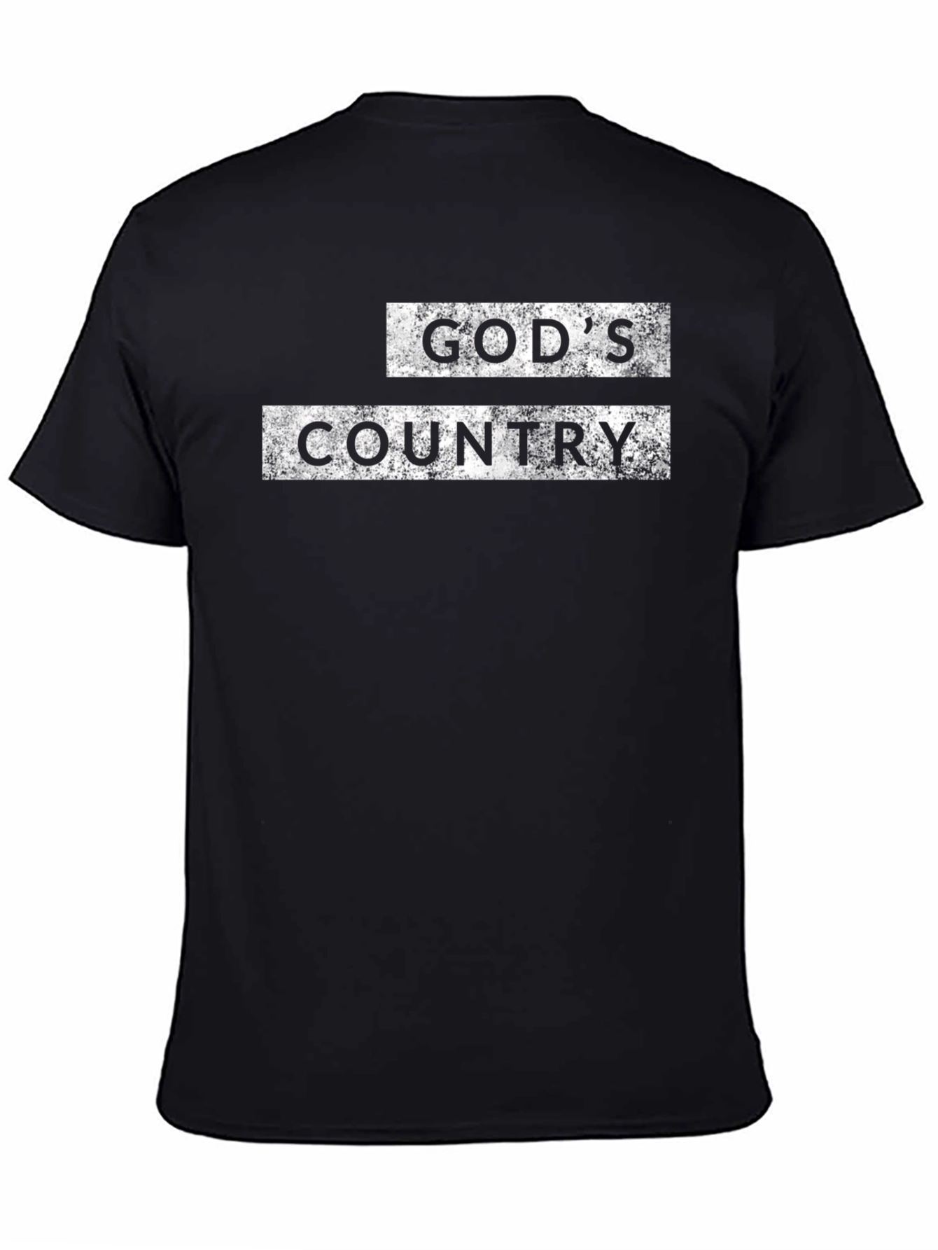 Gods Country Graphic T-Shirt Black