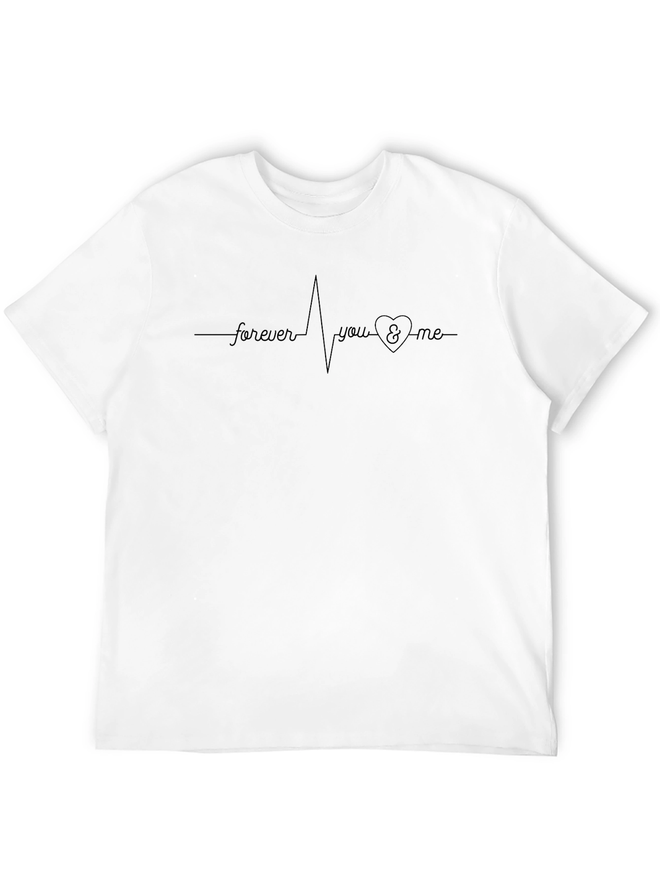 Forever You and Me Heartbeat T-Shirt