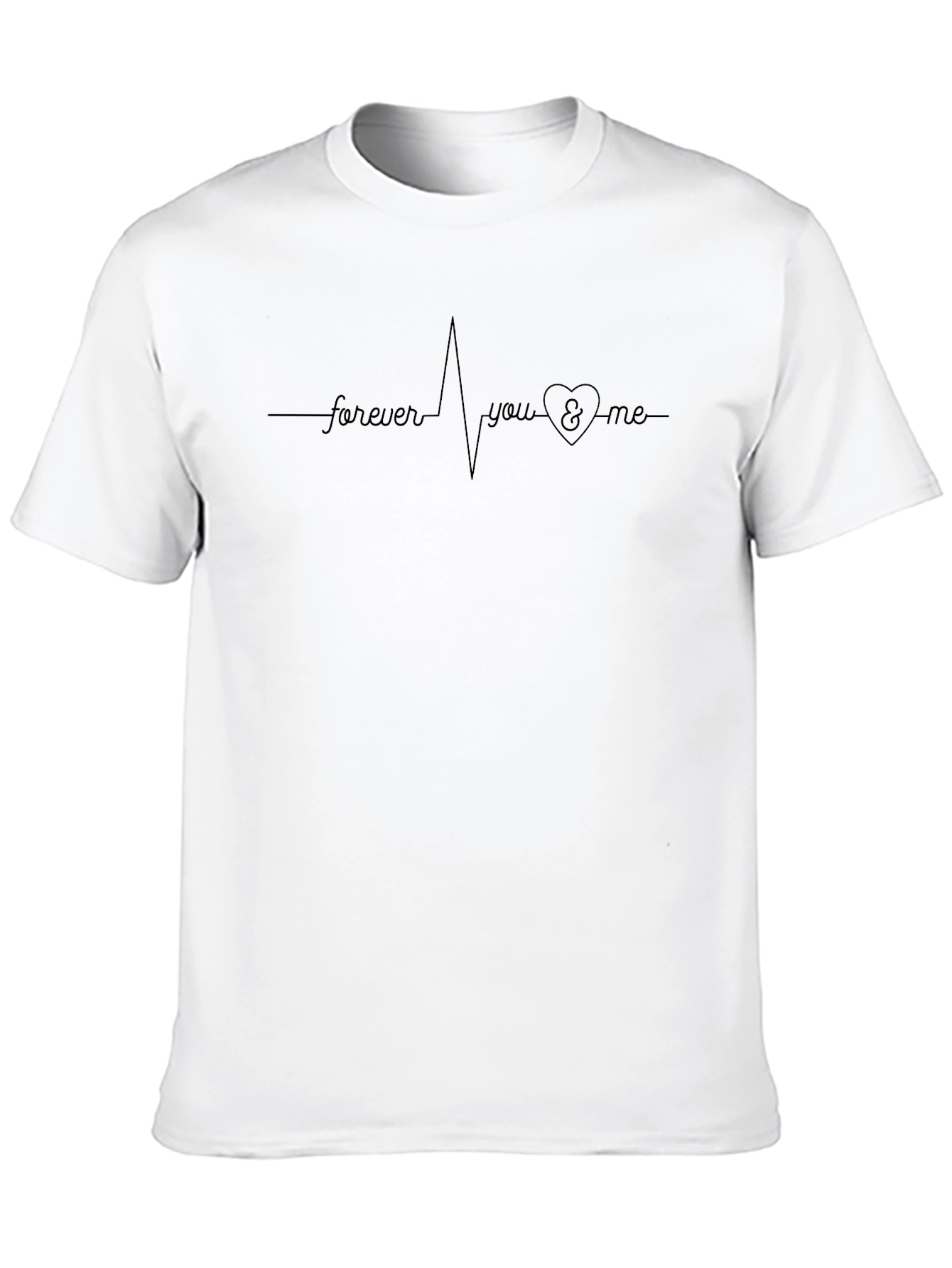 Forever You and Me Heartbeat T-Shirt