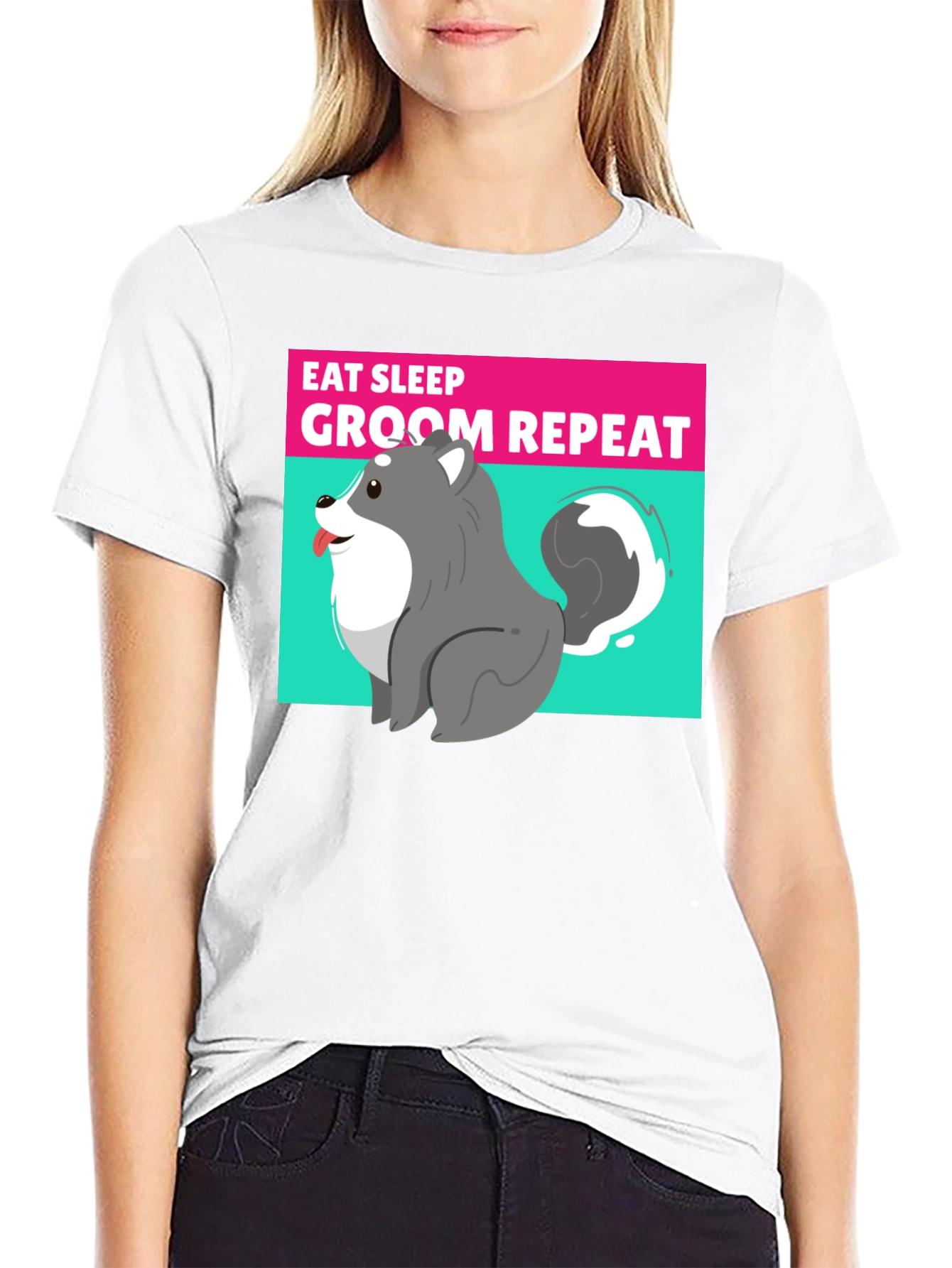Eat Sleep Groom Repeat T-Shirt