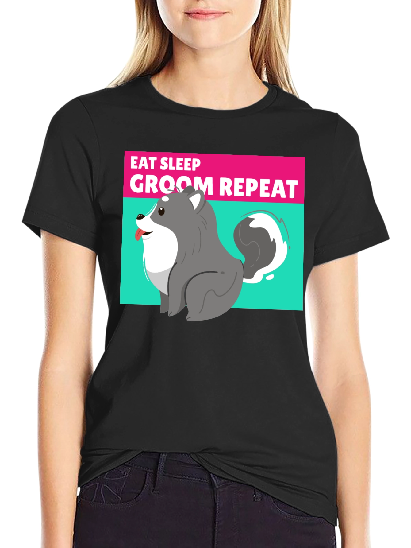 Eat Sleep Groom Repeat T-Shirt