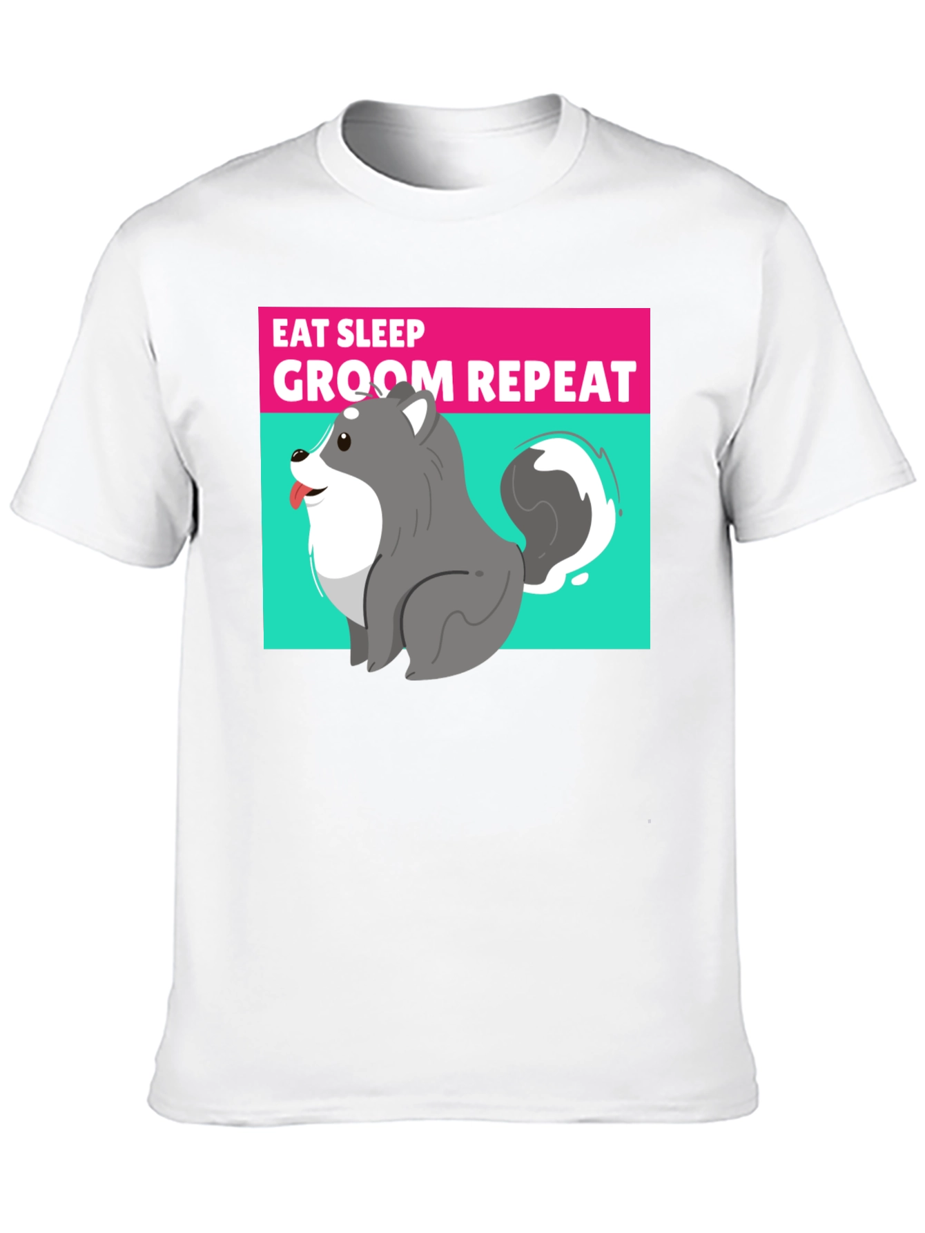 Eat Sleep Groom Repeat T-Shirt
