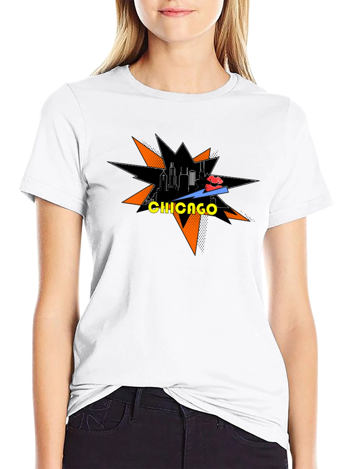 Chicago Skyline Graphic T-Shirt