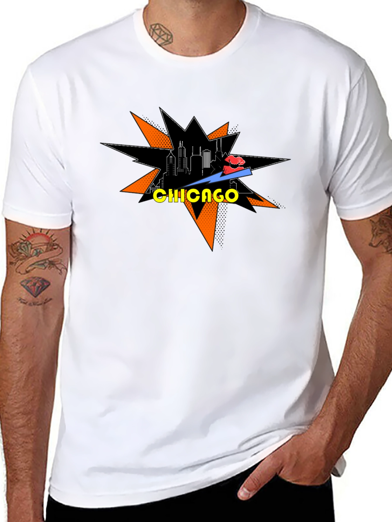 Chicago Skyline Graphic T-Shirt
