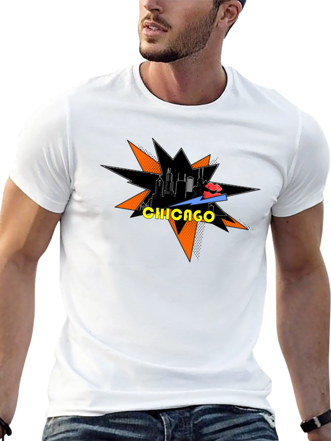 Chicago Skyline Graphic T-Shirt