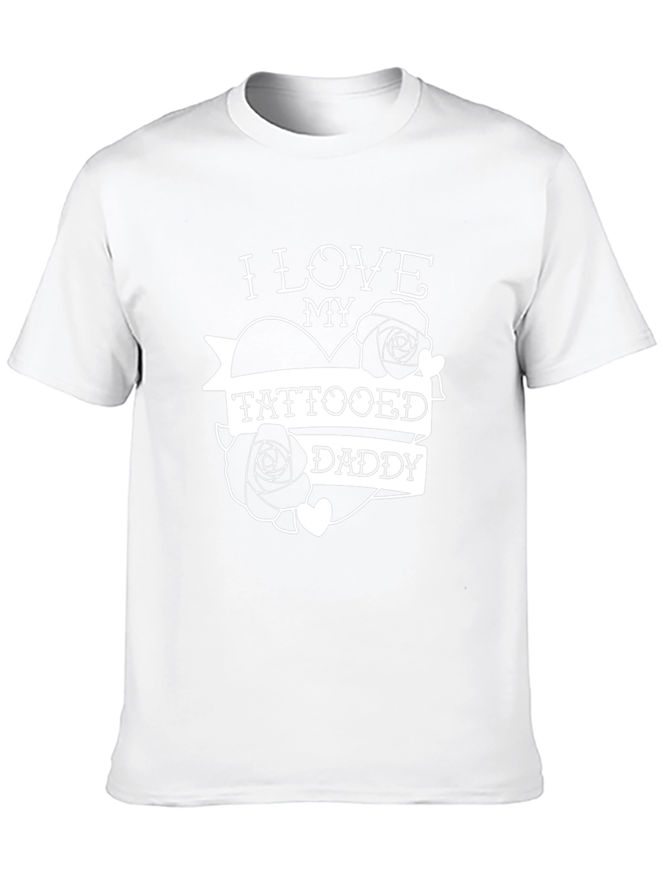 I Love My Tattooed Daddy Black T-Shirt