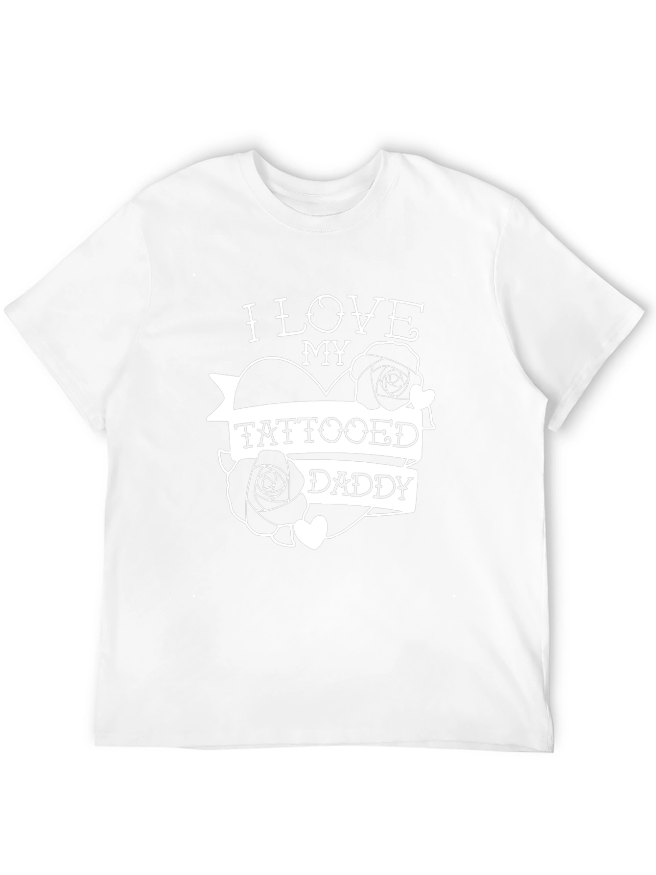 I Love My Tattooed Daddy Black T-Shirt
