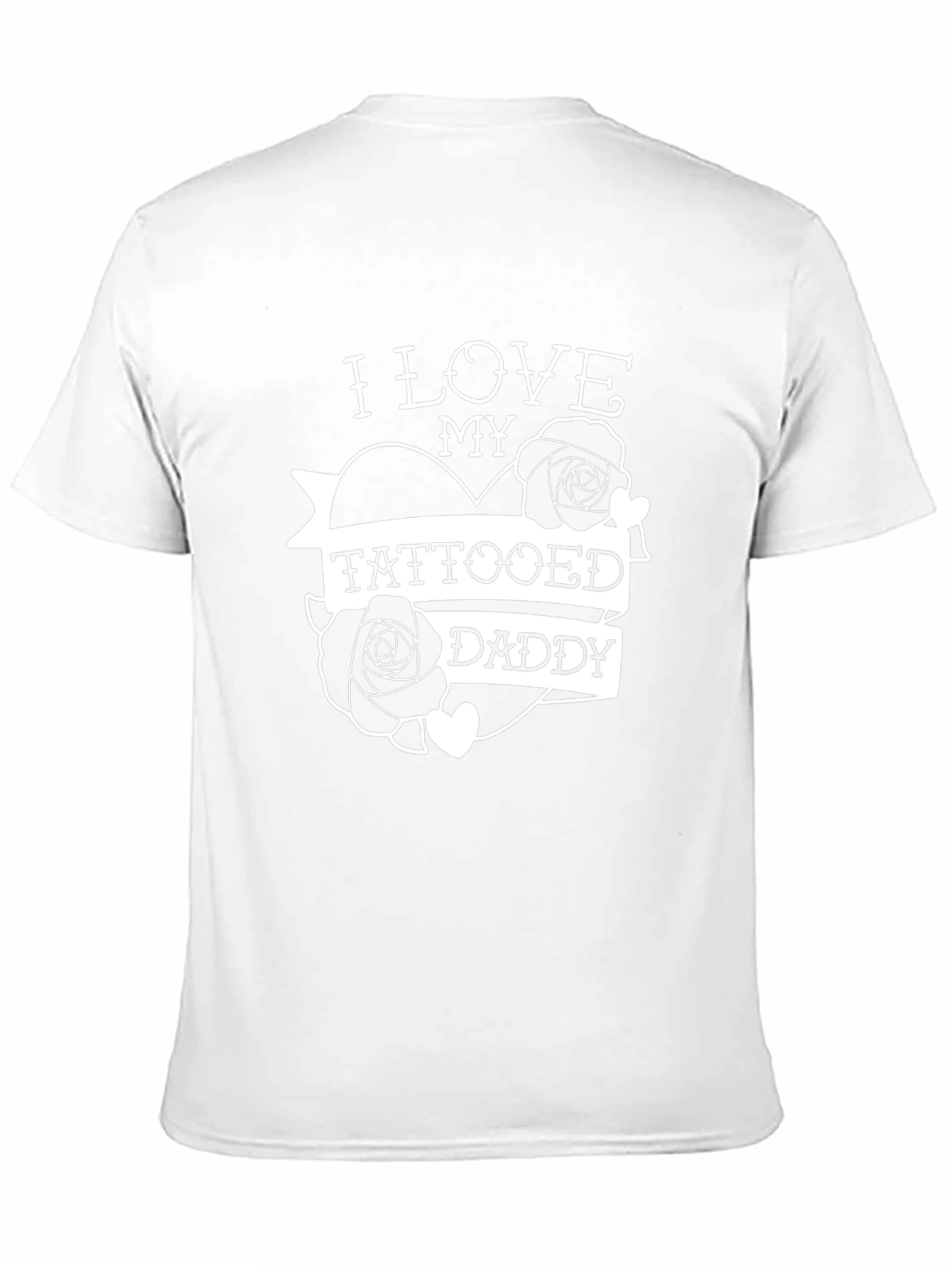 I Love My Tattooed Daddy Black T-Shirt