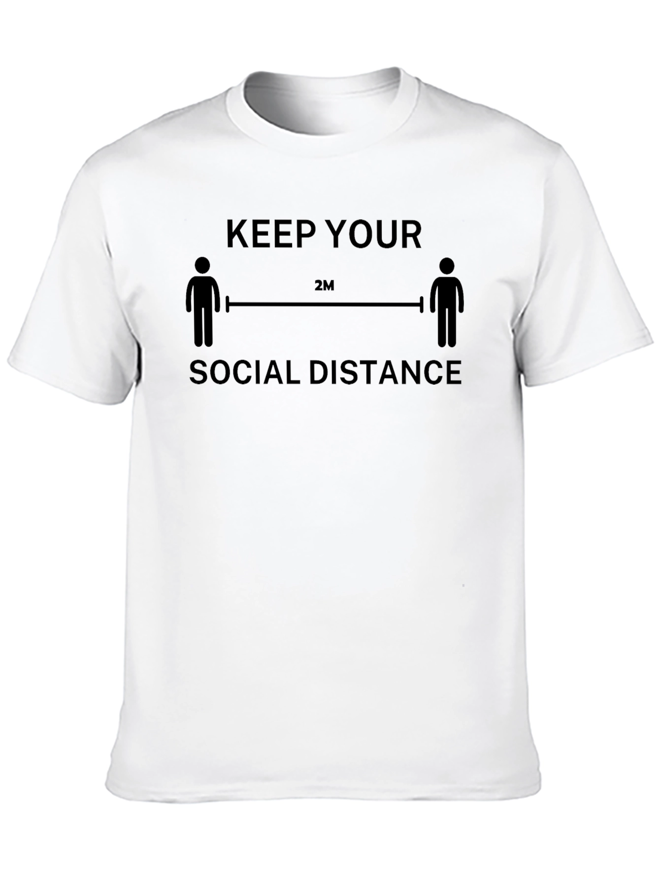 Keep Your Social Distance T-Shirt Black