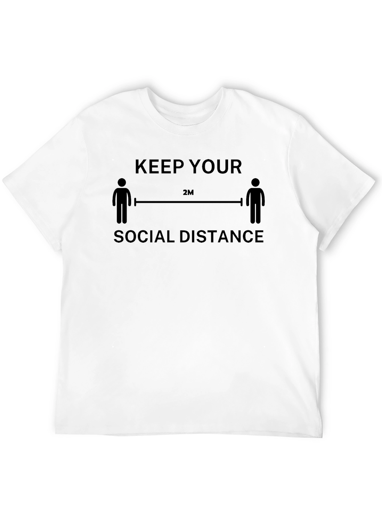 Keep Your Social Distance T-Shirt Black