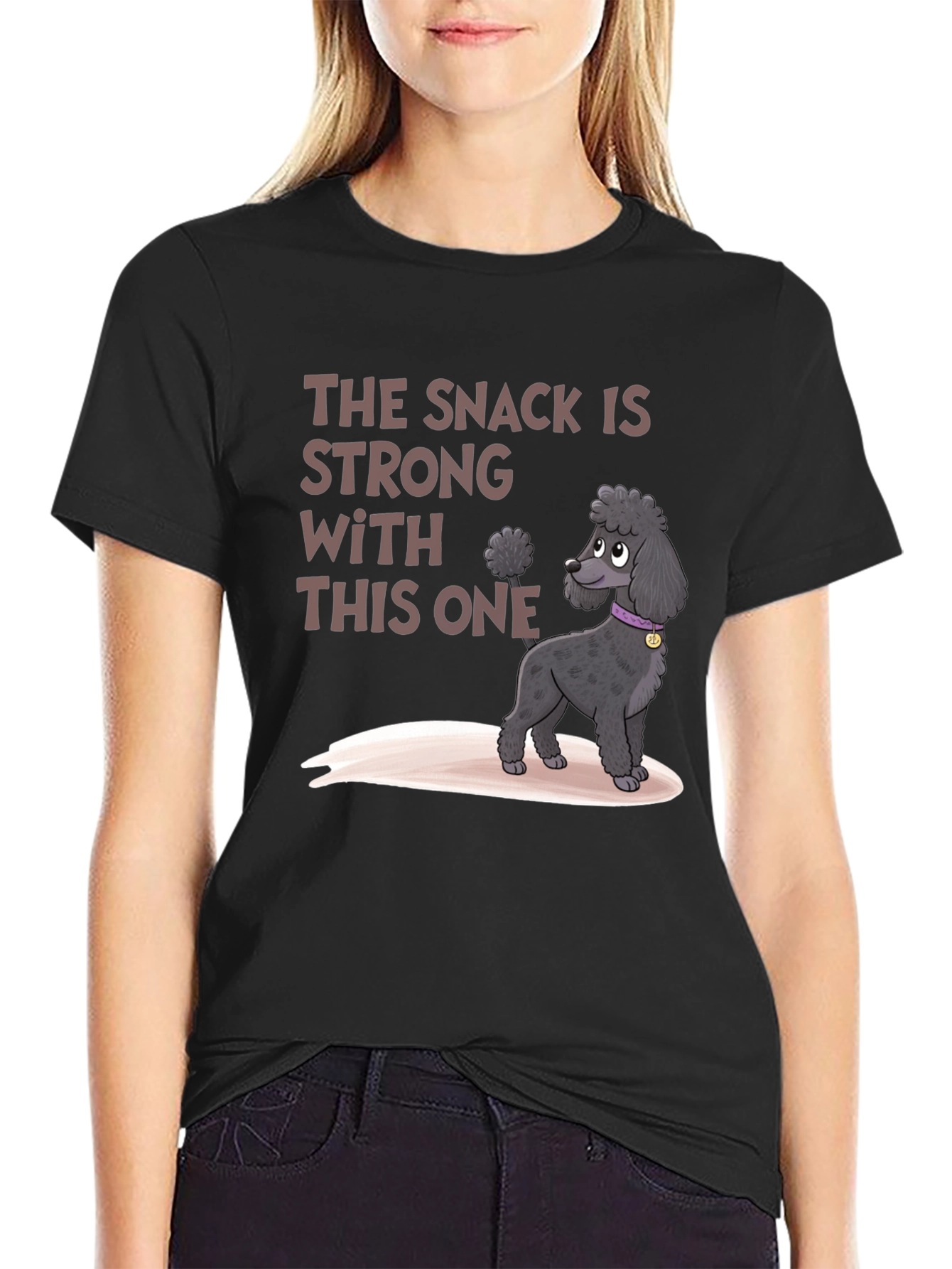 The Snack Is Strong Poodle Graphic Tee