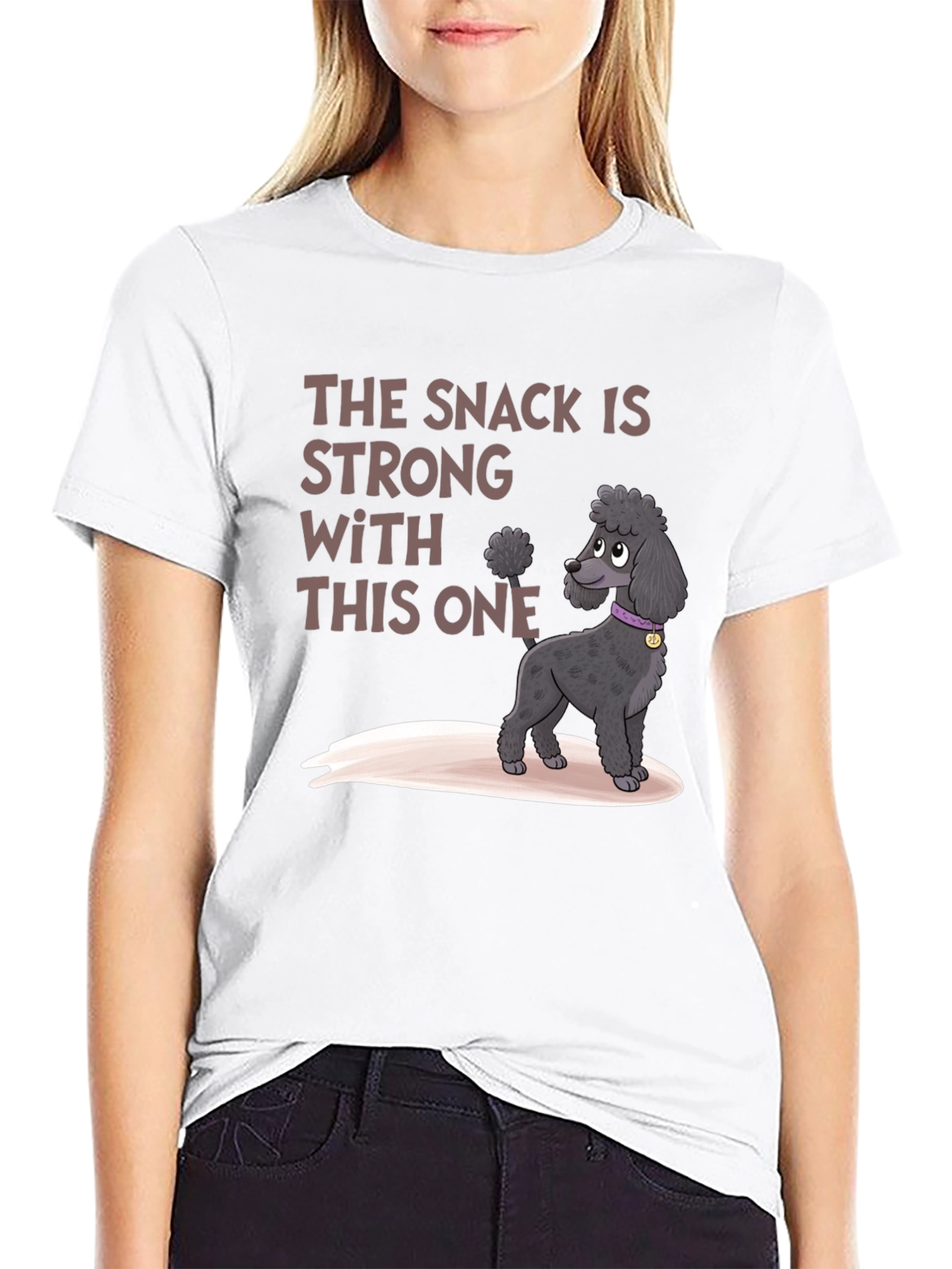 The Snack Is Strong Poodle Graphic Tee
