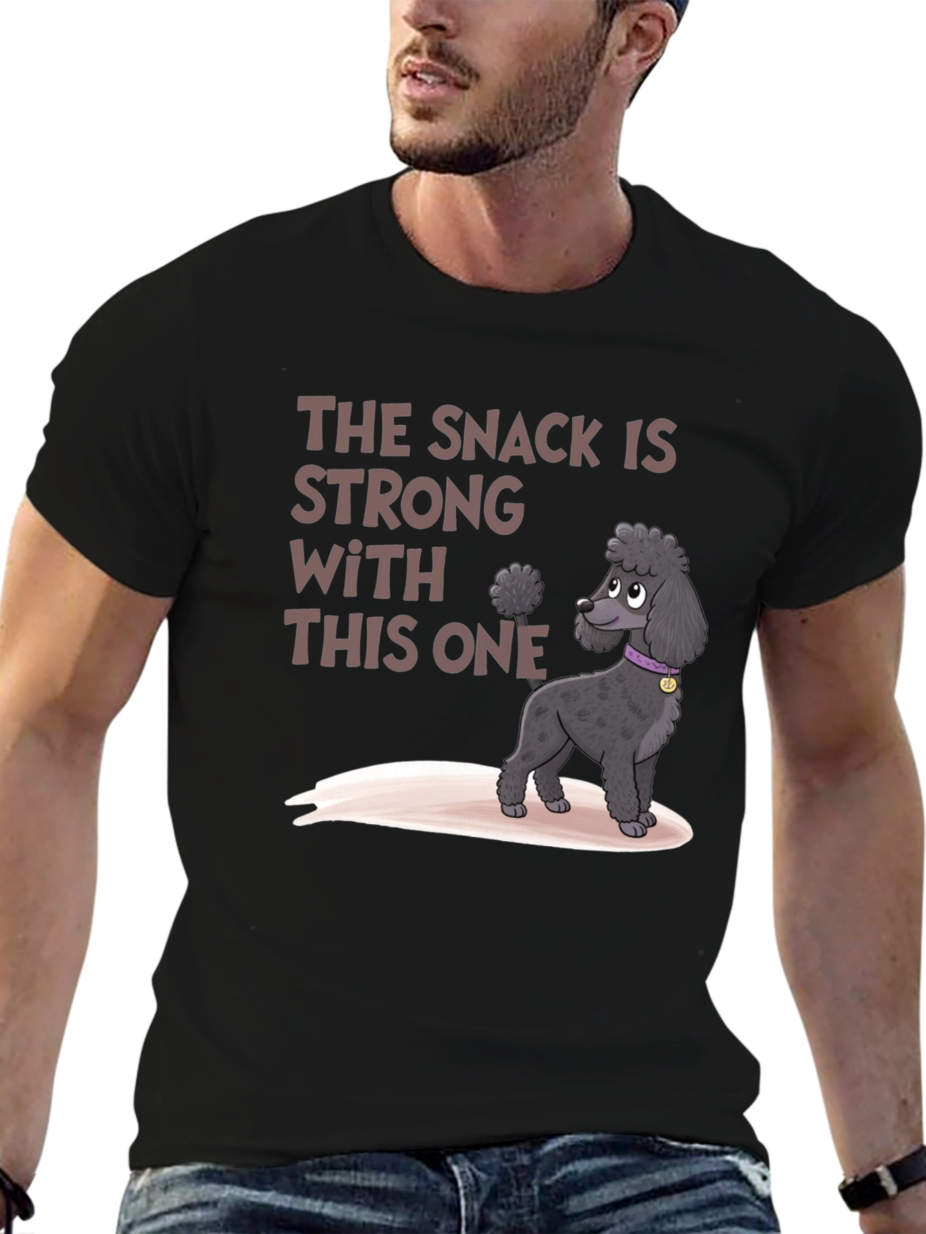 The Snack Is Strong Poodle Graphic Tee