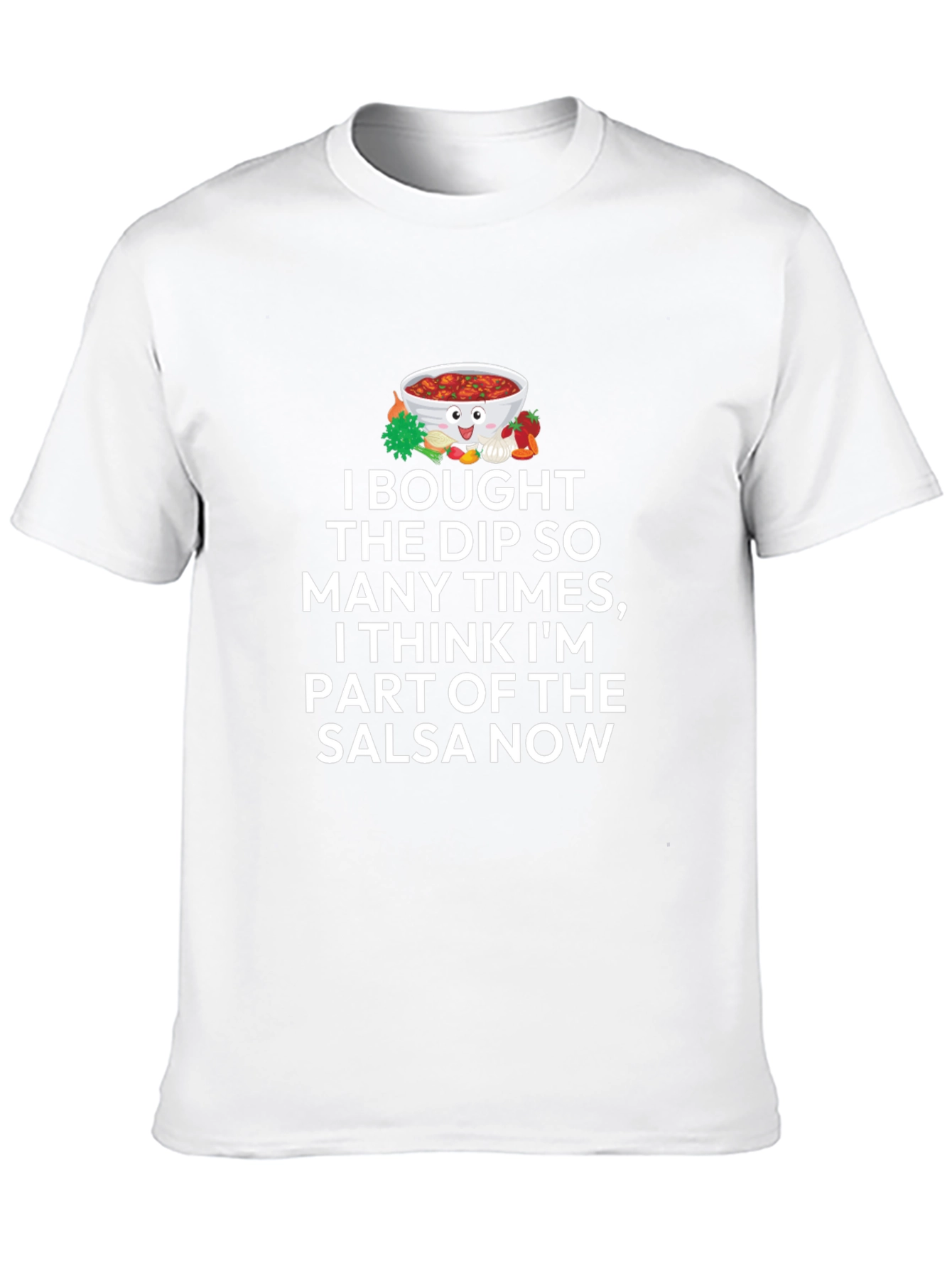Salsa Lover T-Shirt - Funny Dip Bowl Graphic Tee