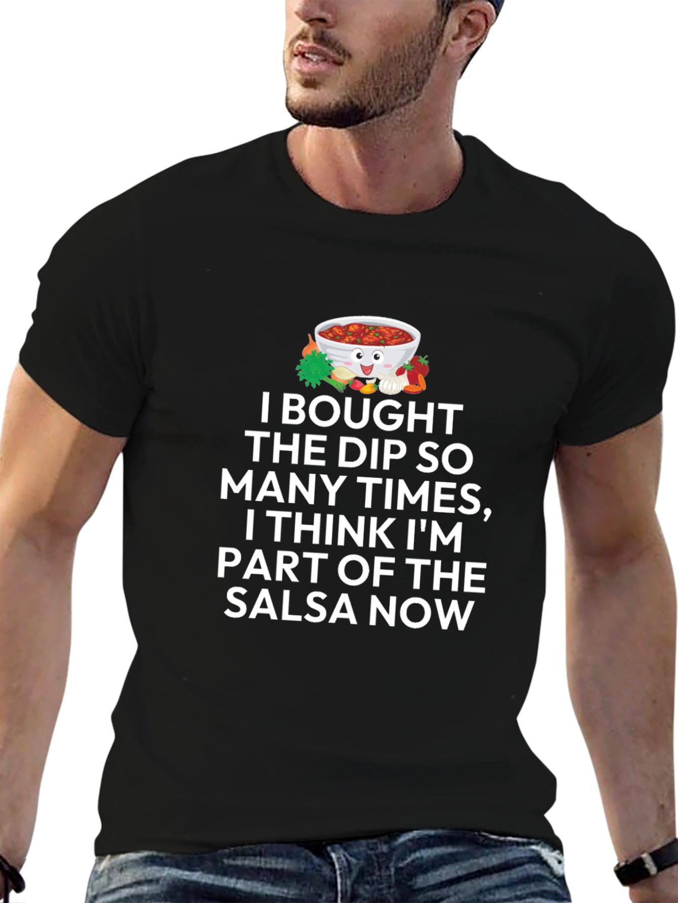 Salsa Lover T-Shirt - Funny Dip Bowl Graphic Tee