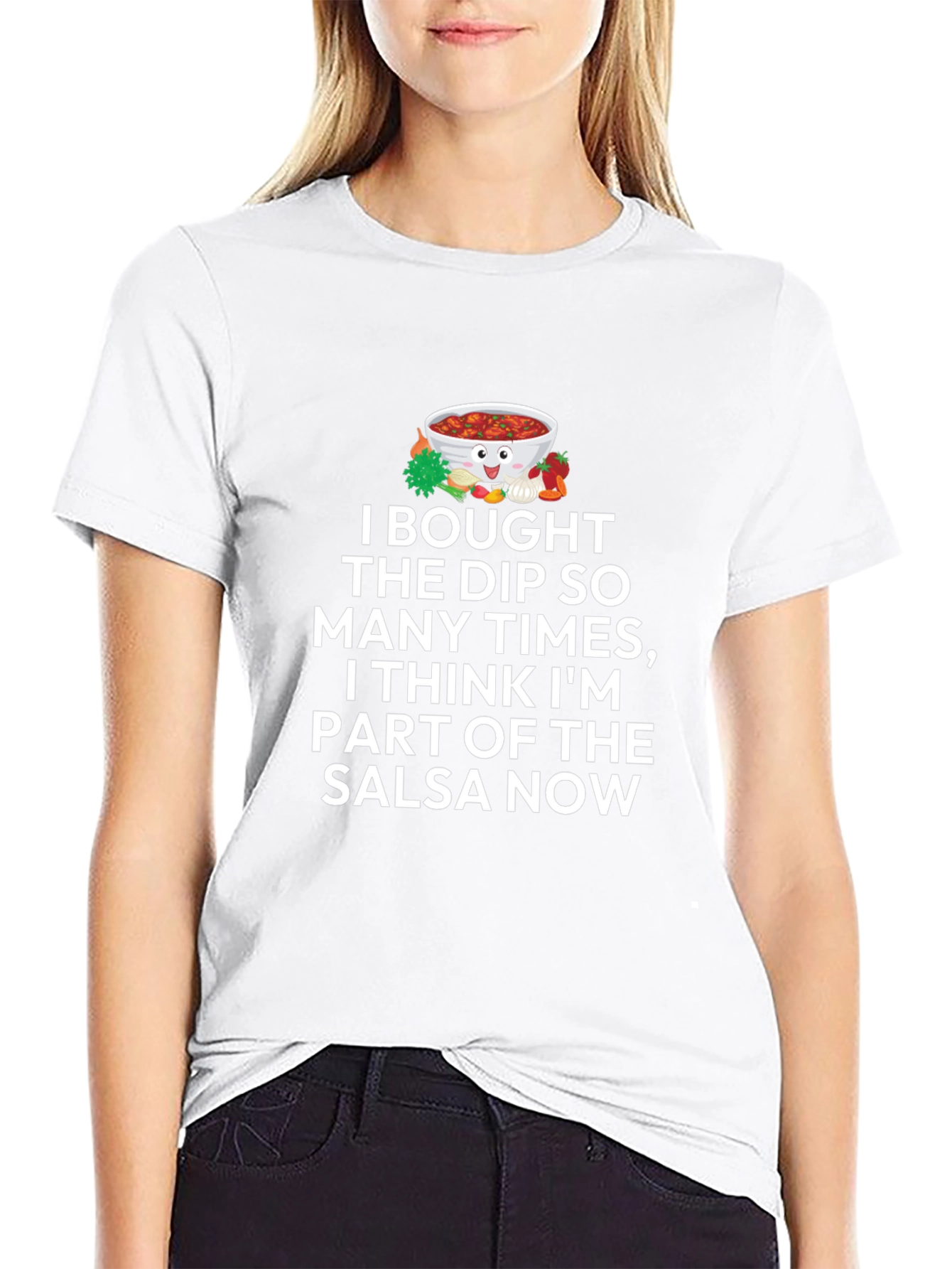 Salsa Lover T-Shirt - Funny Dip Bowl Graphic Tee