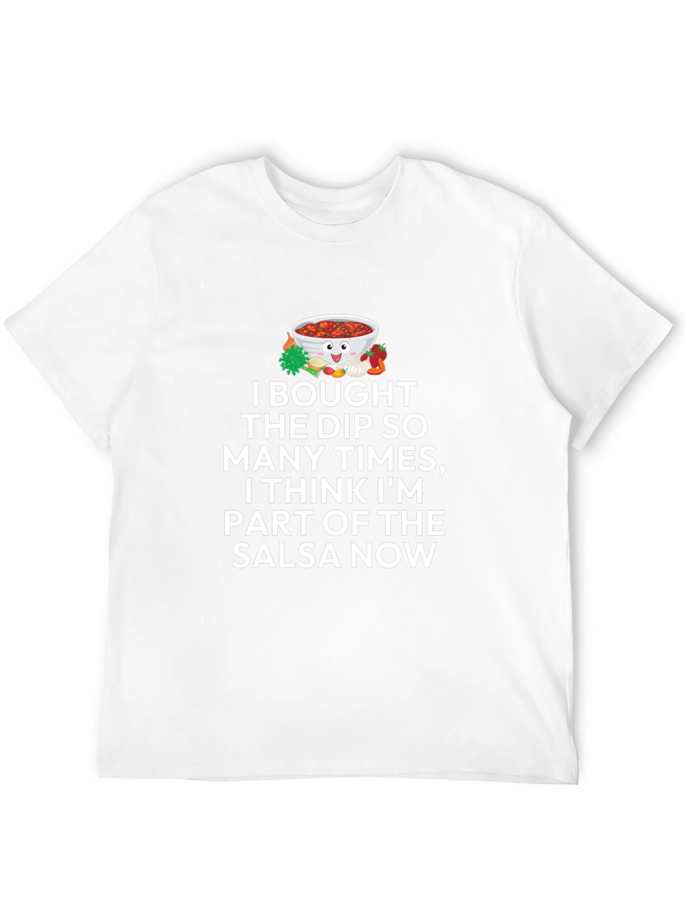 Salsa Lover T-Shirt - Funny Dip Bowl Graphic Tee