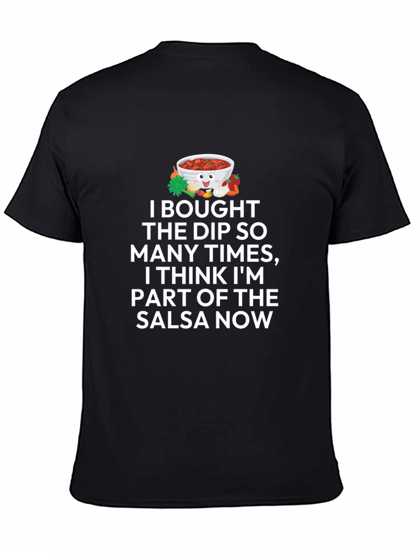 Salsa Lover T-Shirt - Funny Dip Bowl Graphic Tee