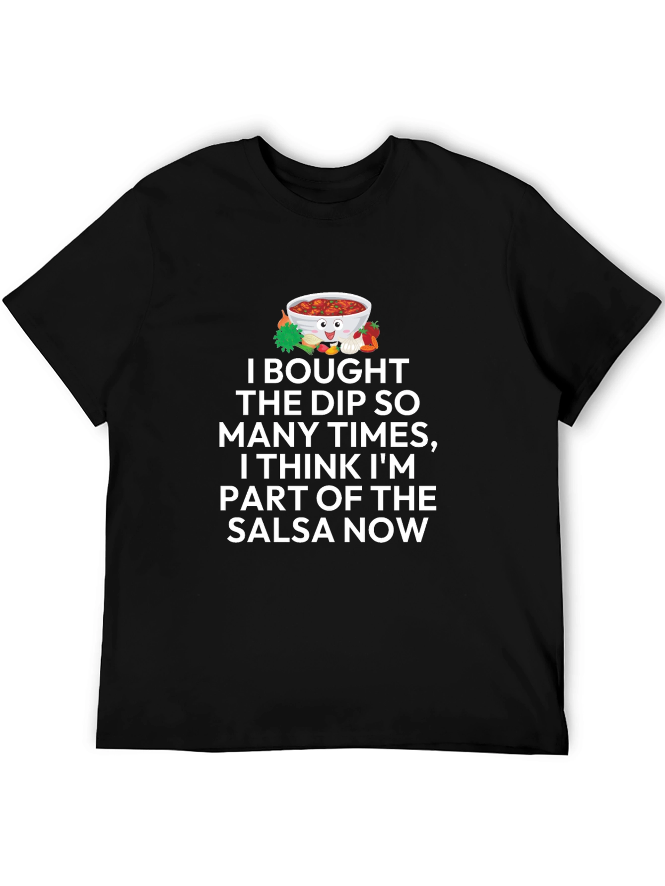 Salsa Lover T-Shirt - Funny Dip Bowl Graphic Tee