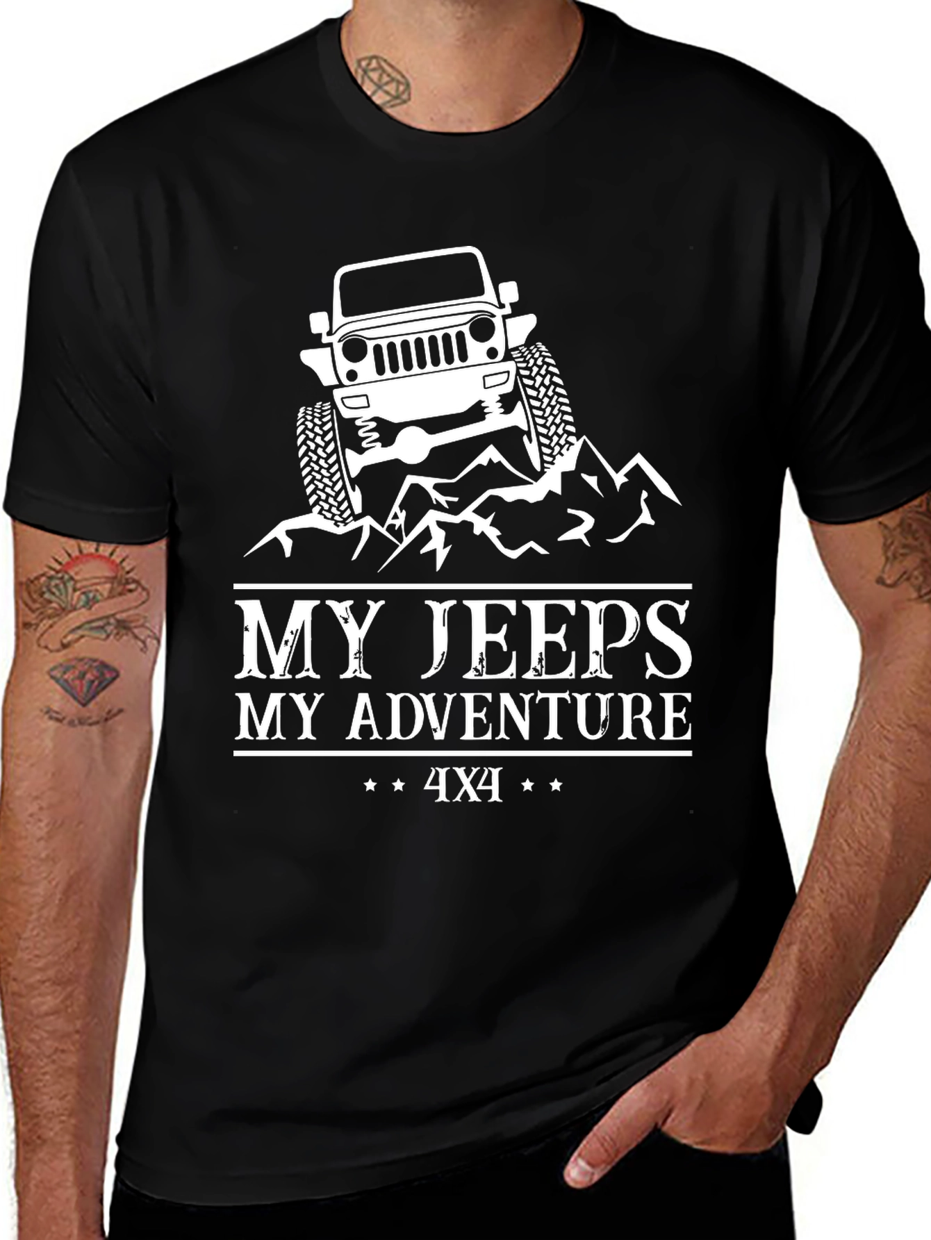My Jeeps My Adventure 4x4 Graphic Tee