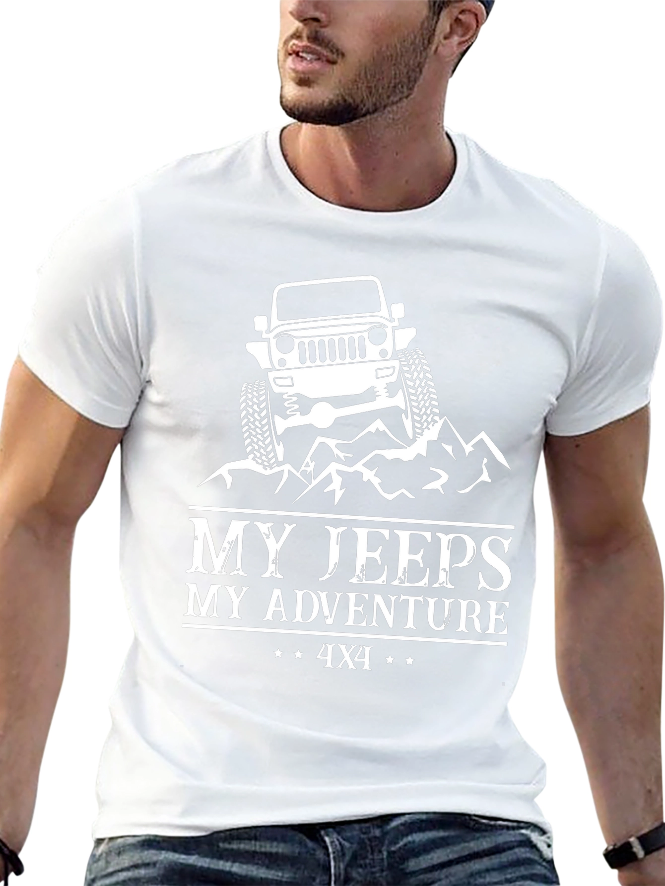 My Jeeps My Adventure 4x4 Graphic Tee