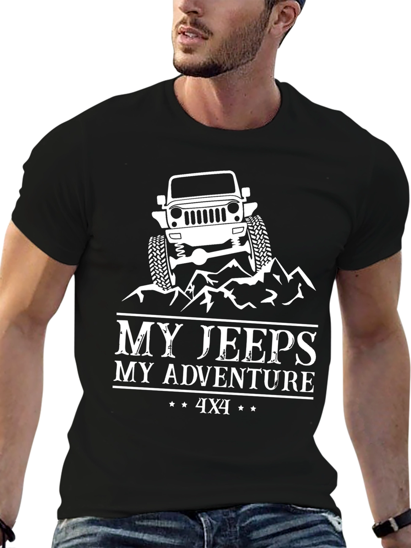 My Jeeps My Adventure 4x4 Graphic Tee