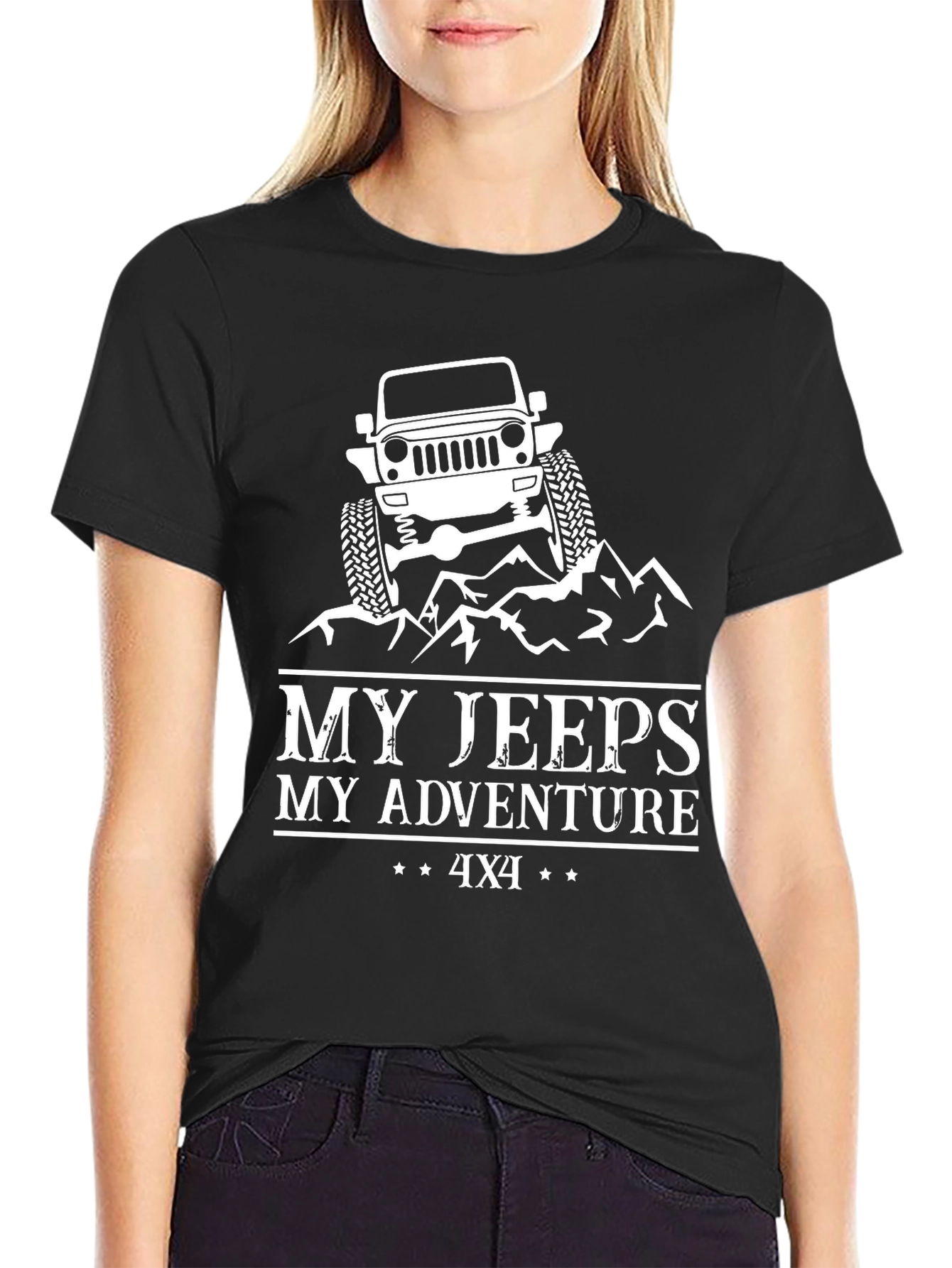 My Jeeps My Adventure 4x4 Graphic Tee