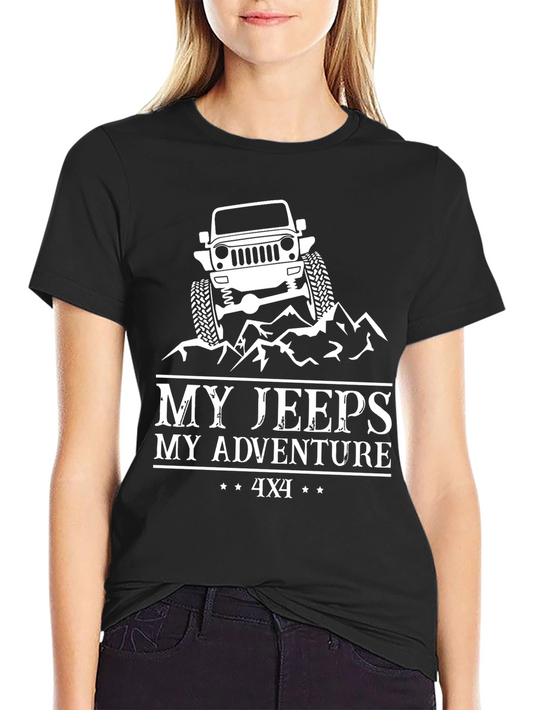 My Jeeps My Adventure 4x4 Graphic Tee