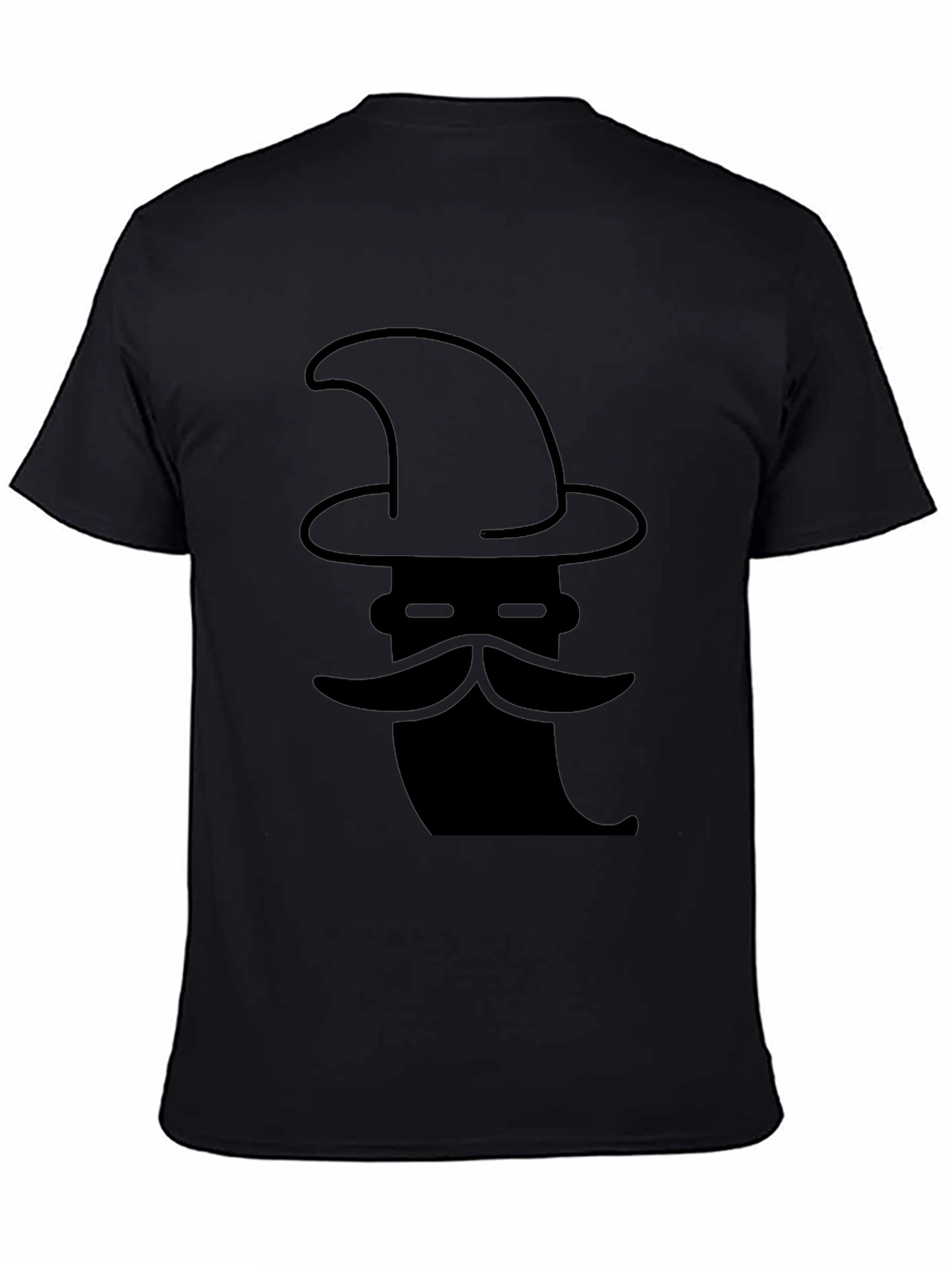 Wizard Graphic Black T-Shirt - Unique Design