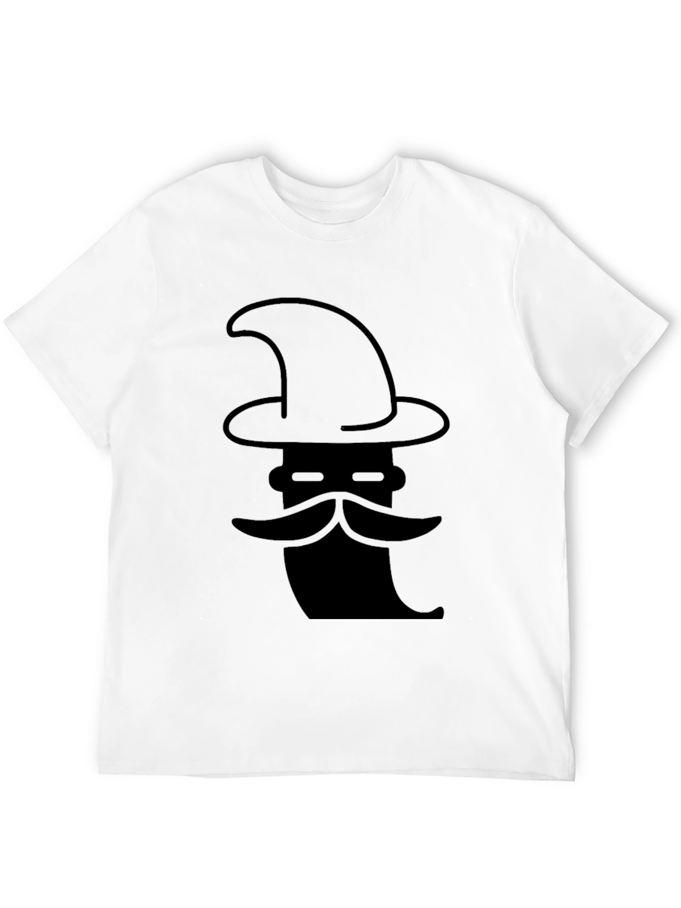 Wizard Graphic Black T-Shirt - Unique Design