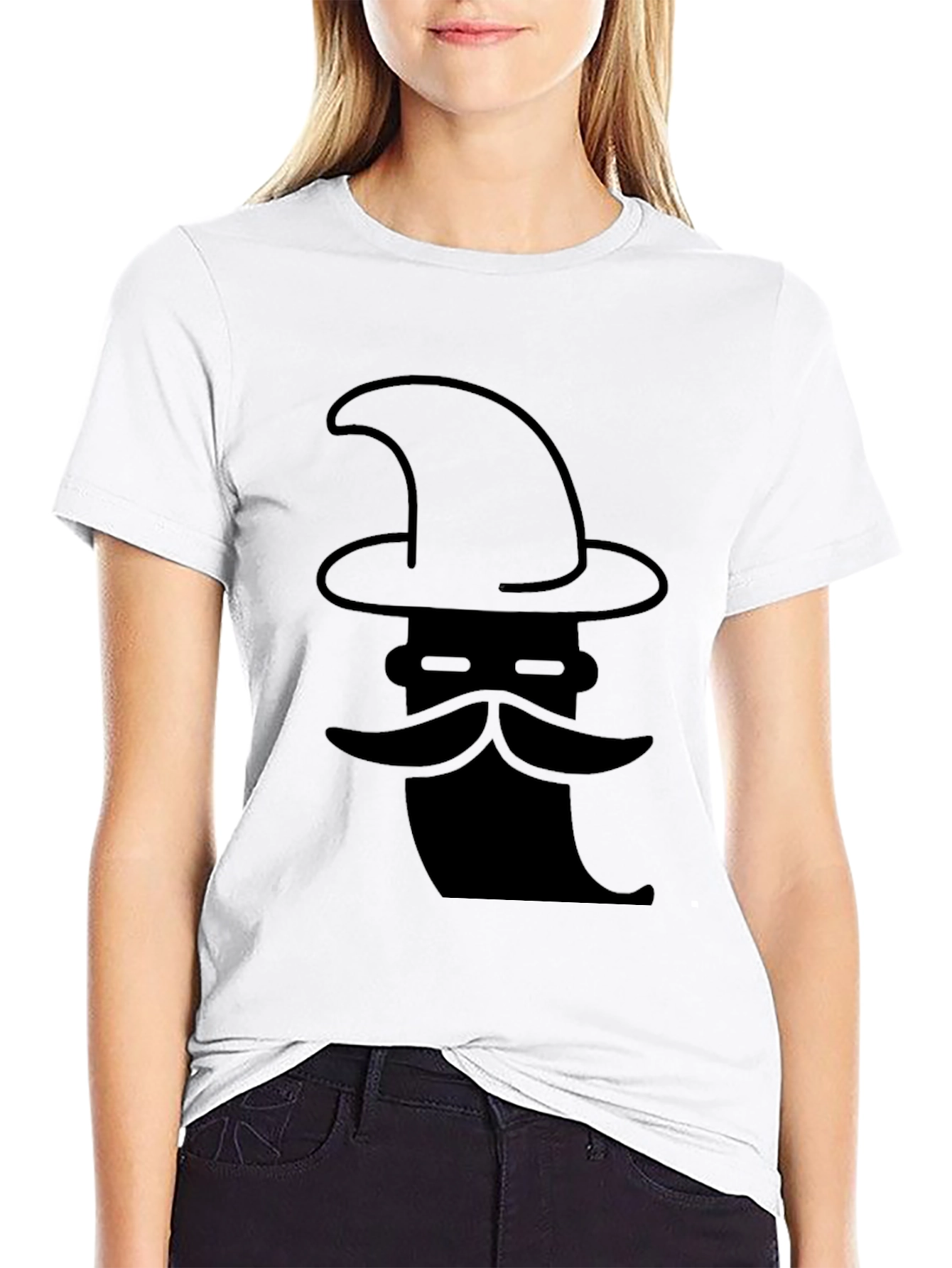 Wizard Graphic Black T-Shirt - Unique Design