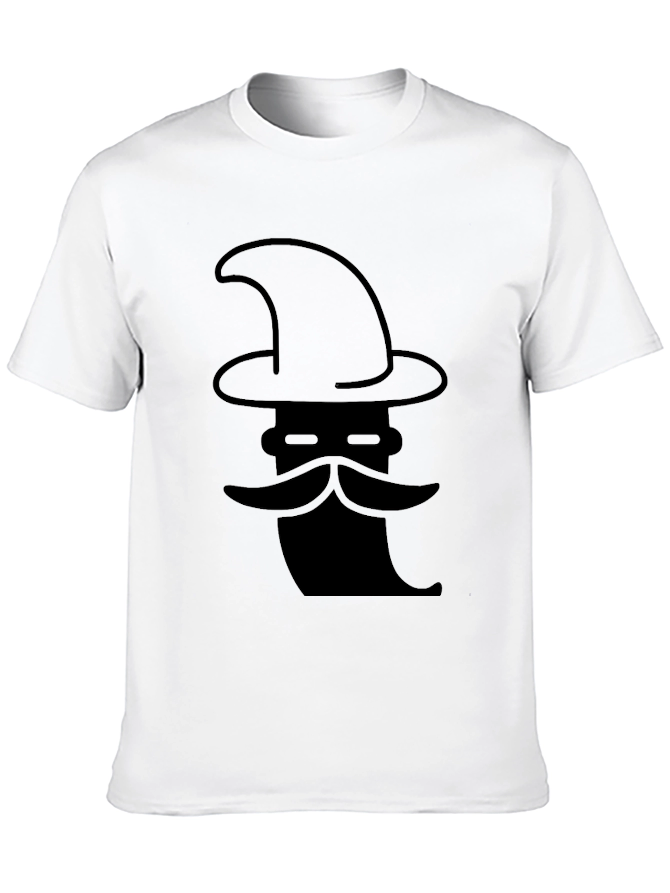 Wizard Graphic Black T-Shirt - Unique Design