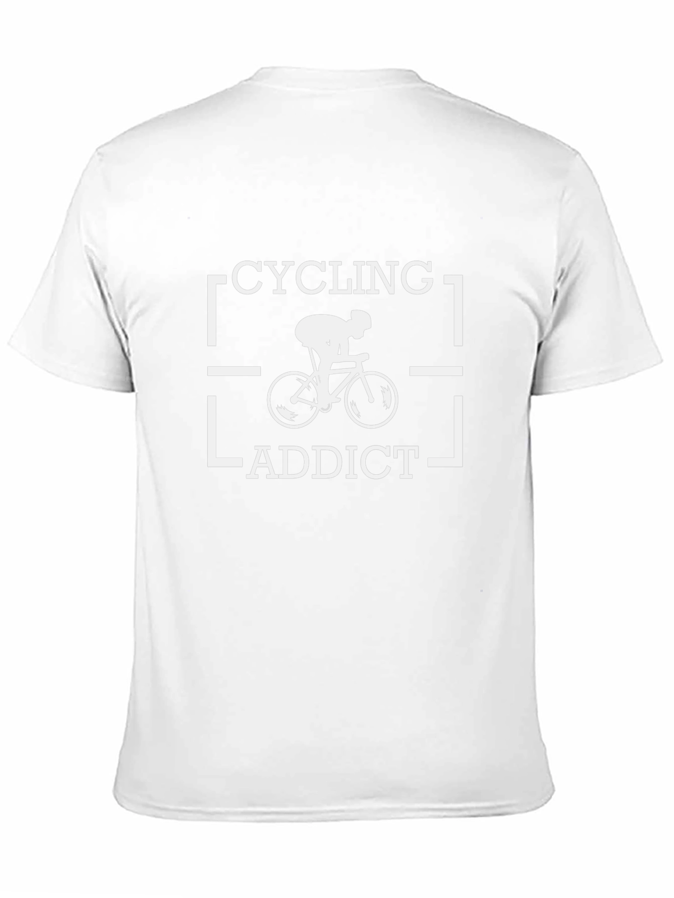 Cycling Addict T-Shirt - Black Graphic Tee