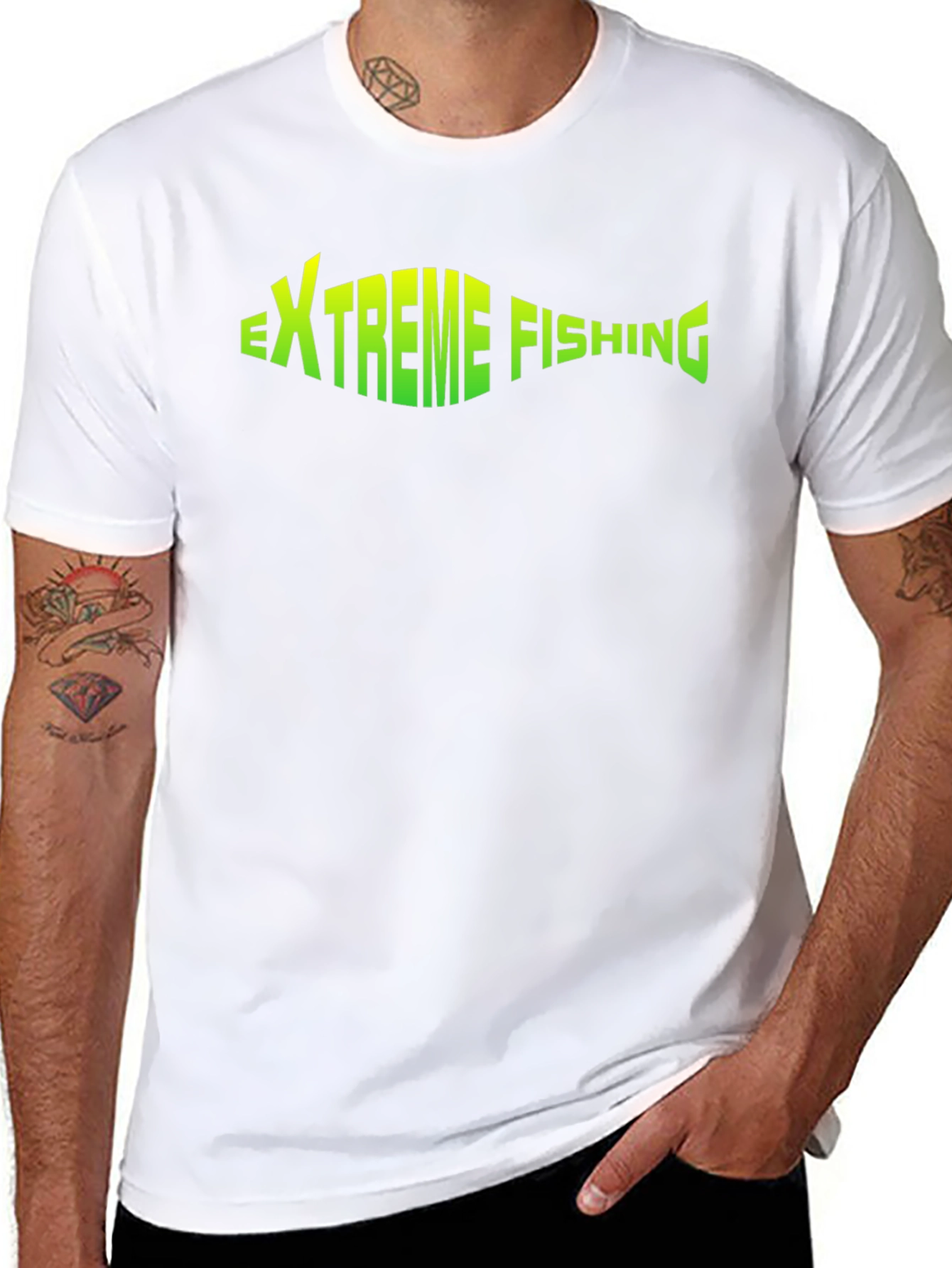 Extreme Fishing Black T-Shirt