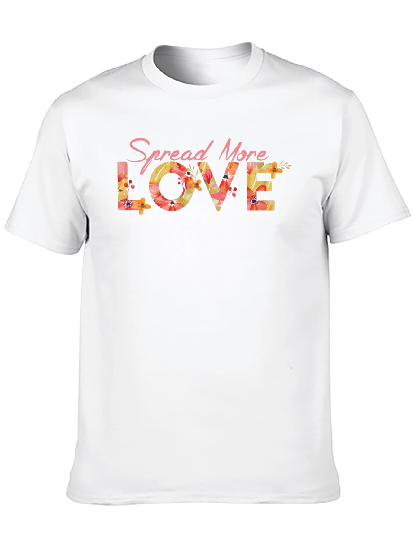 Spread More Love Floral Graphic Tee